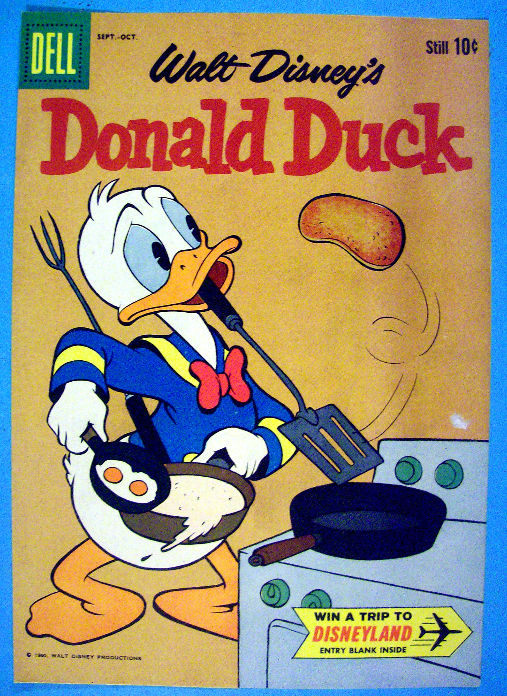 Donald Duck Comic Cover September-October 1960