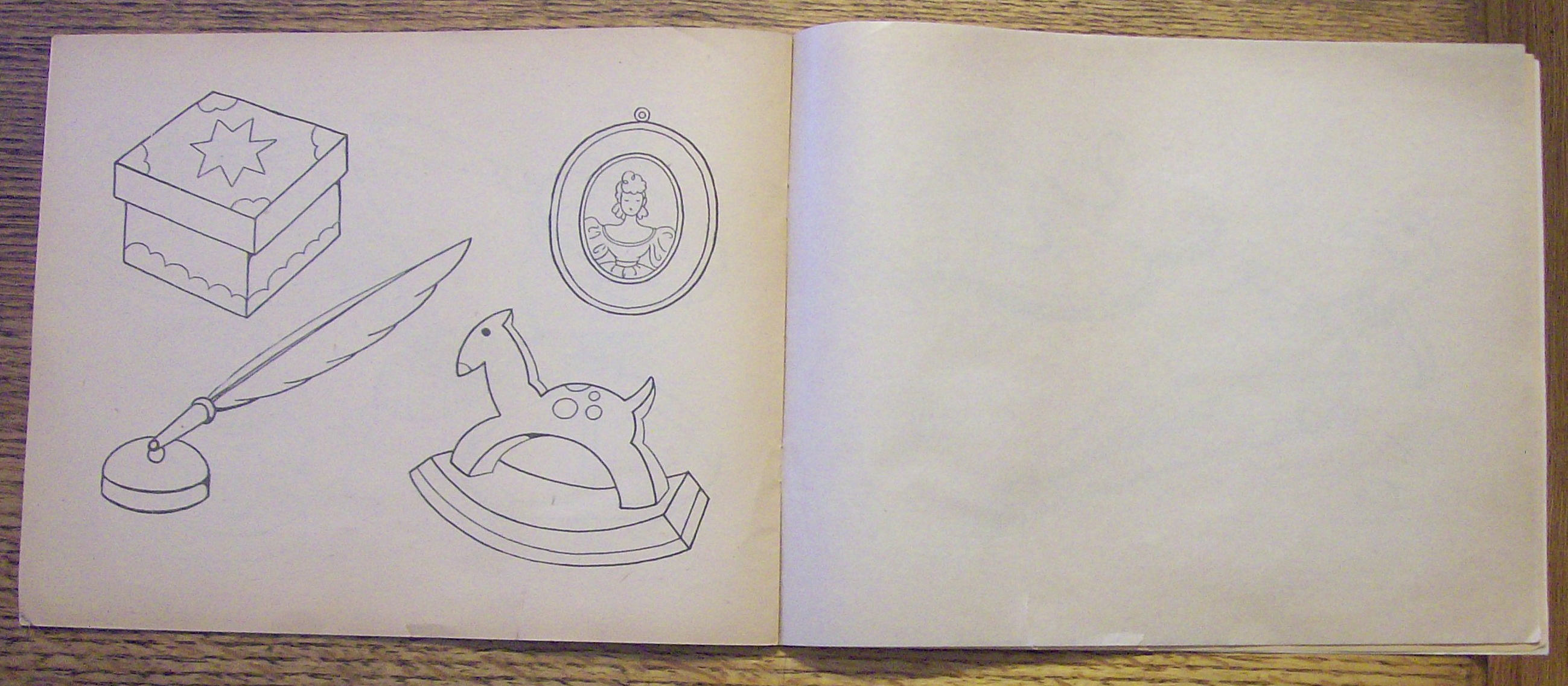 Connie's Book Trace And Color 1952