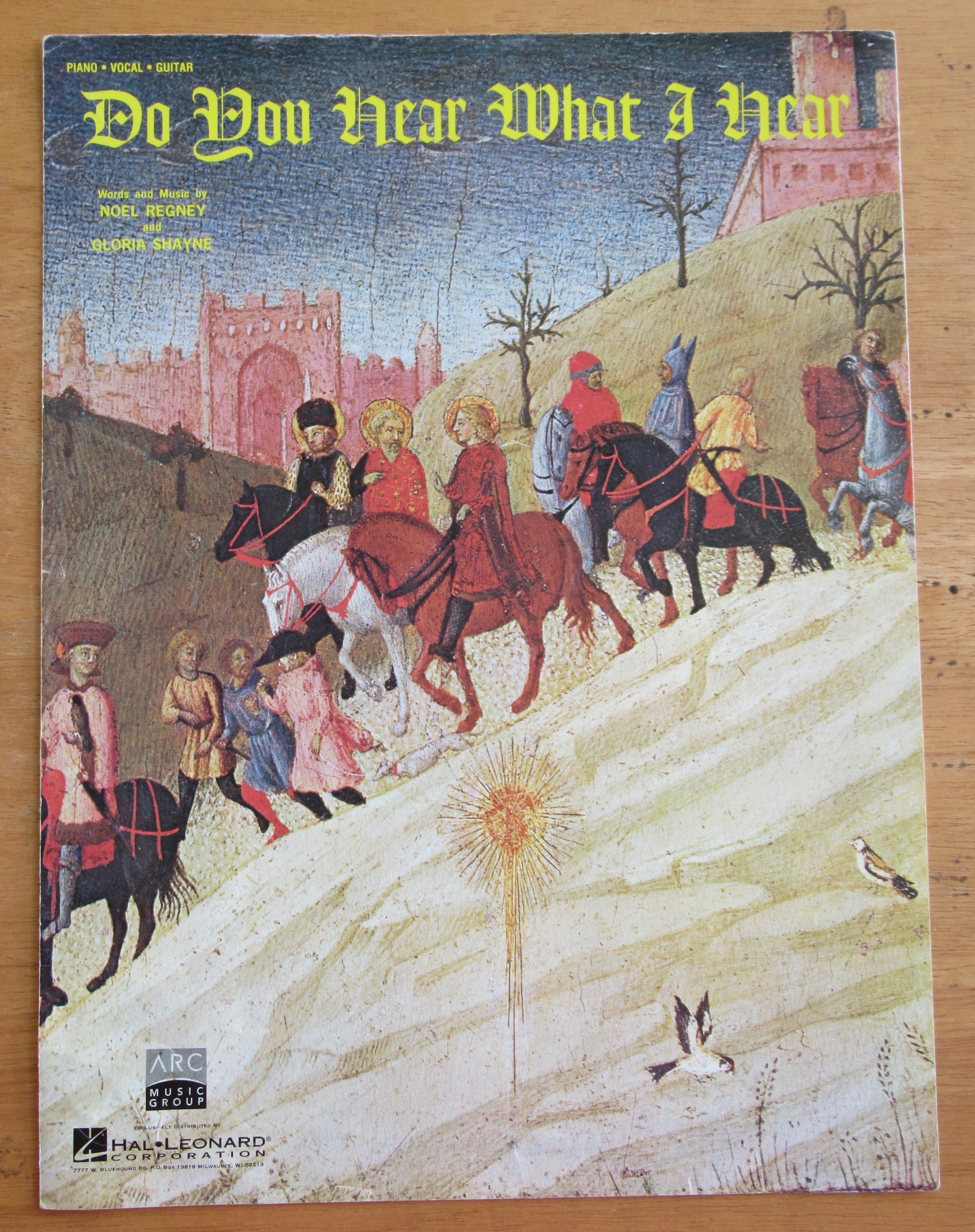 1962 Do You Hear What I Hear Sheet Music