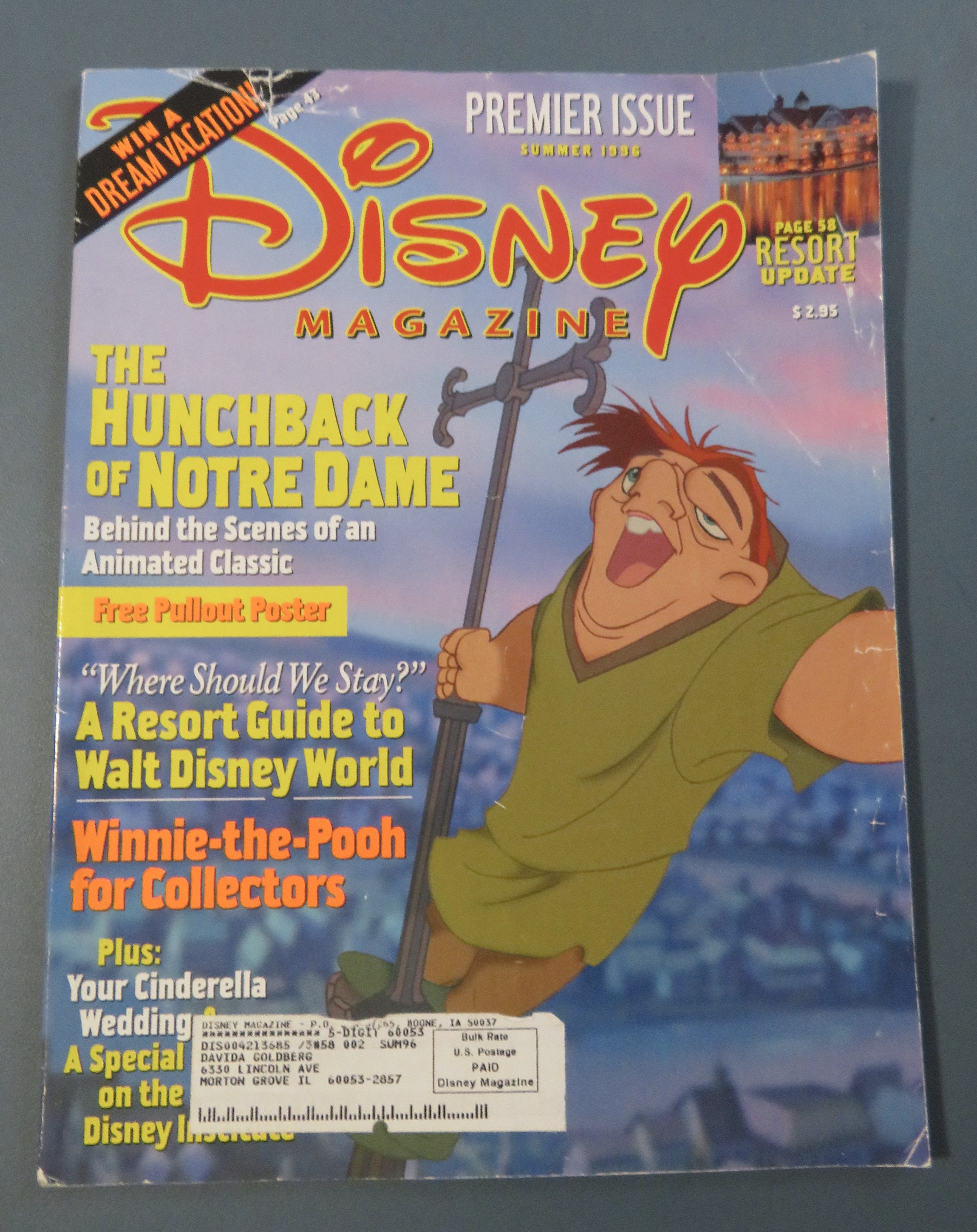 The Disney Magazine Summer 1996 Hunchback