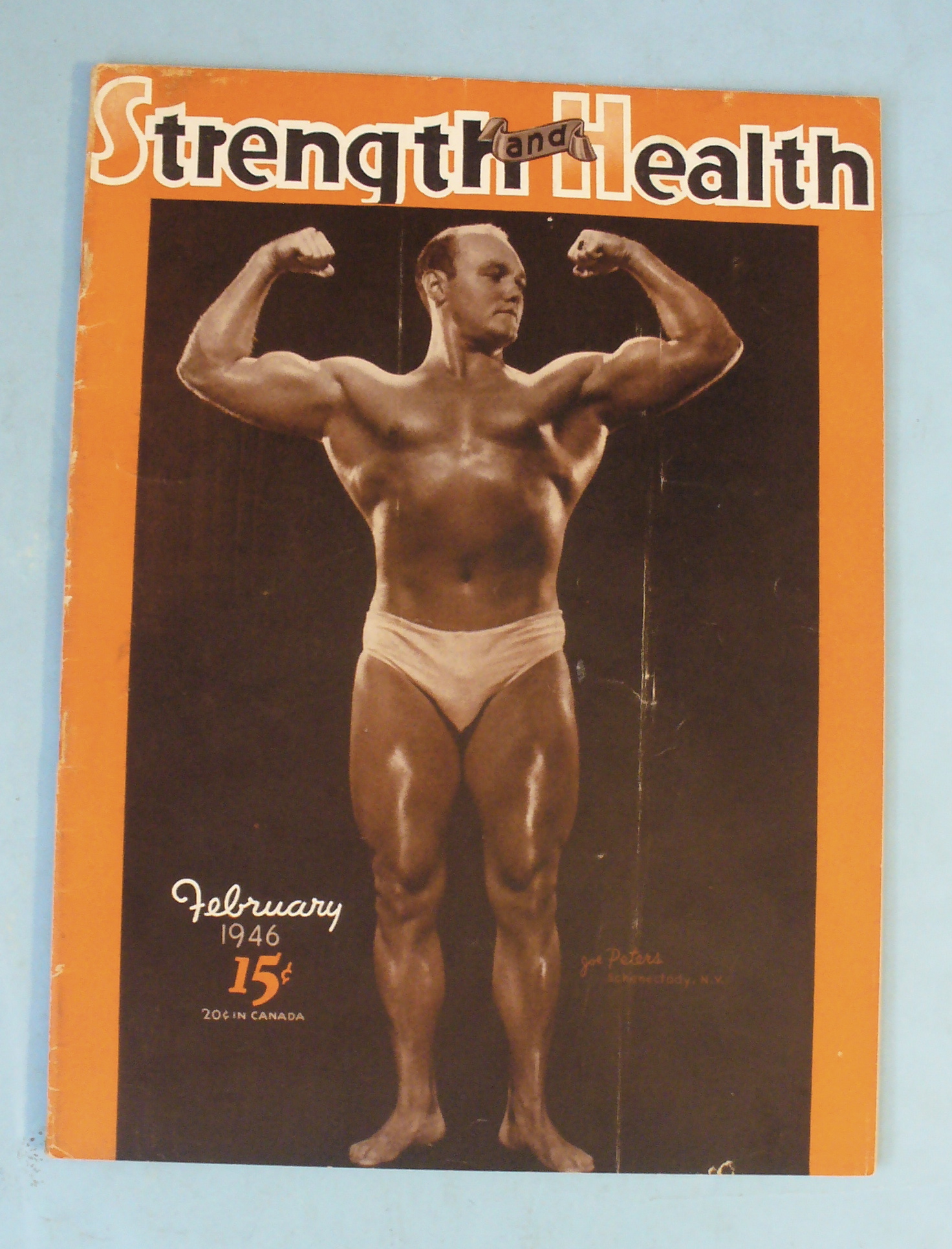 Strength & Health Magazine, February 1946 - Joe Peters