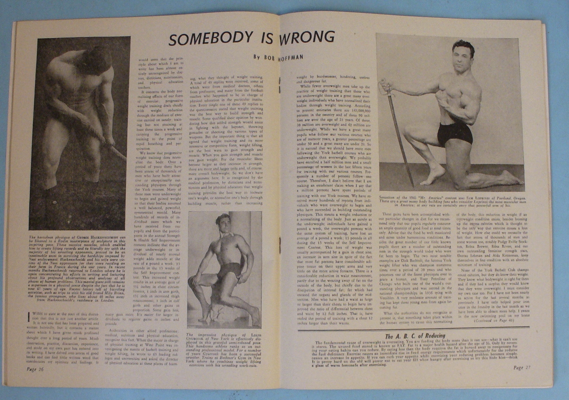 Strength & Health Magazine, February 1946 - Joe Peters