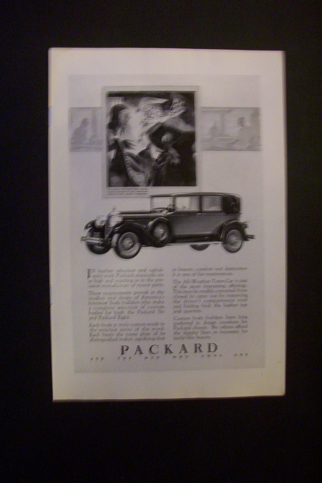 1927 Packard with the Packard Automobile