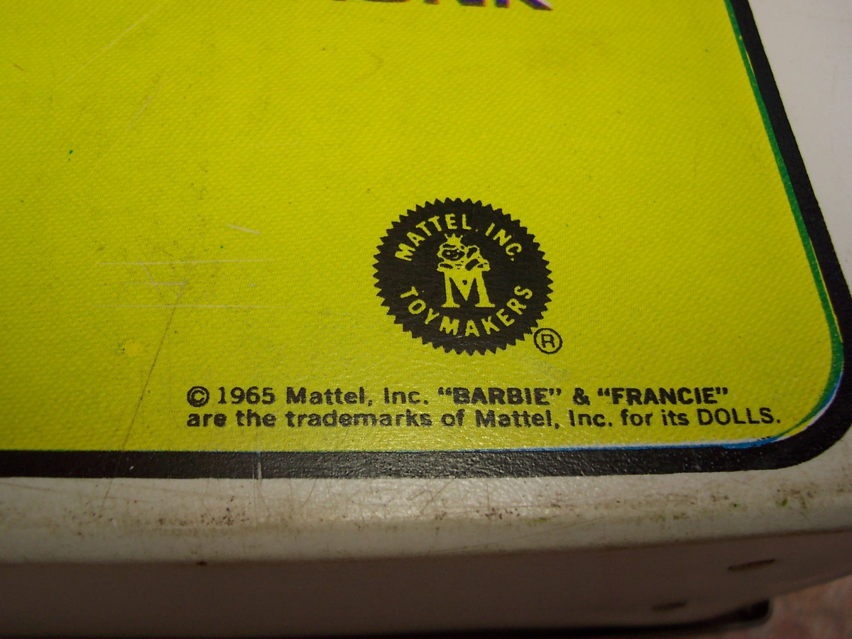 Barbie and Francie Doll Trunk 1965 Mattel