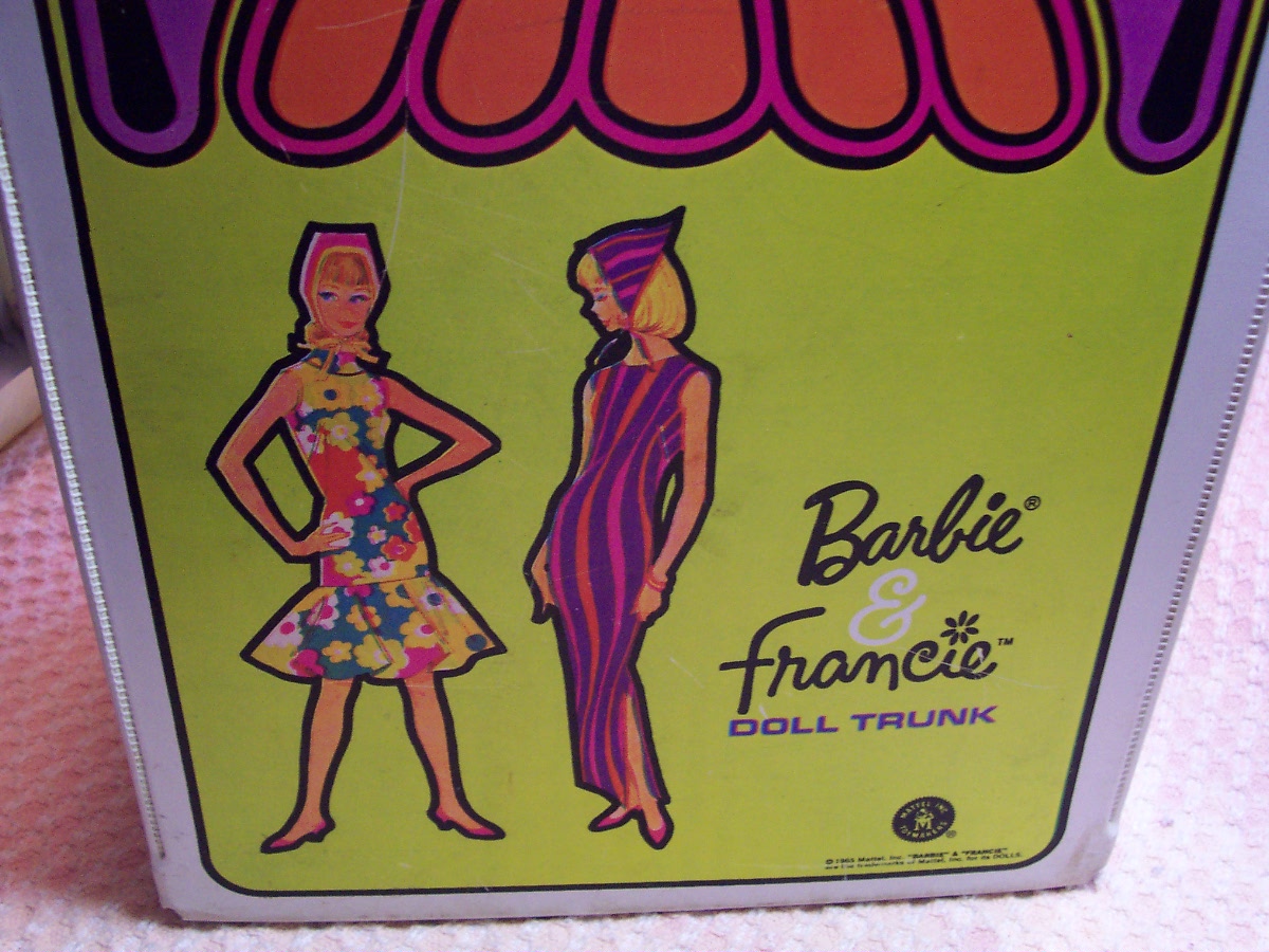 Barbie and Francie Doll Trunk 1965 Mattel