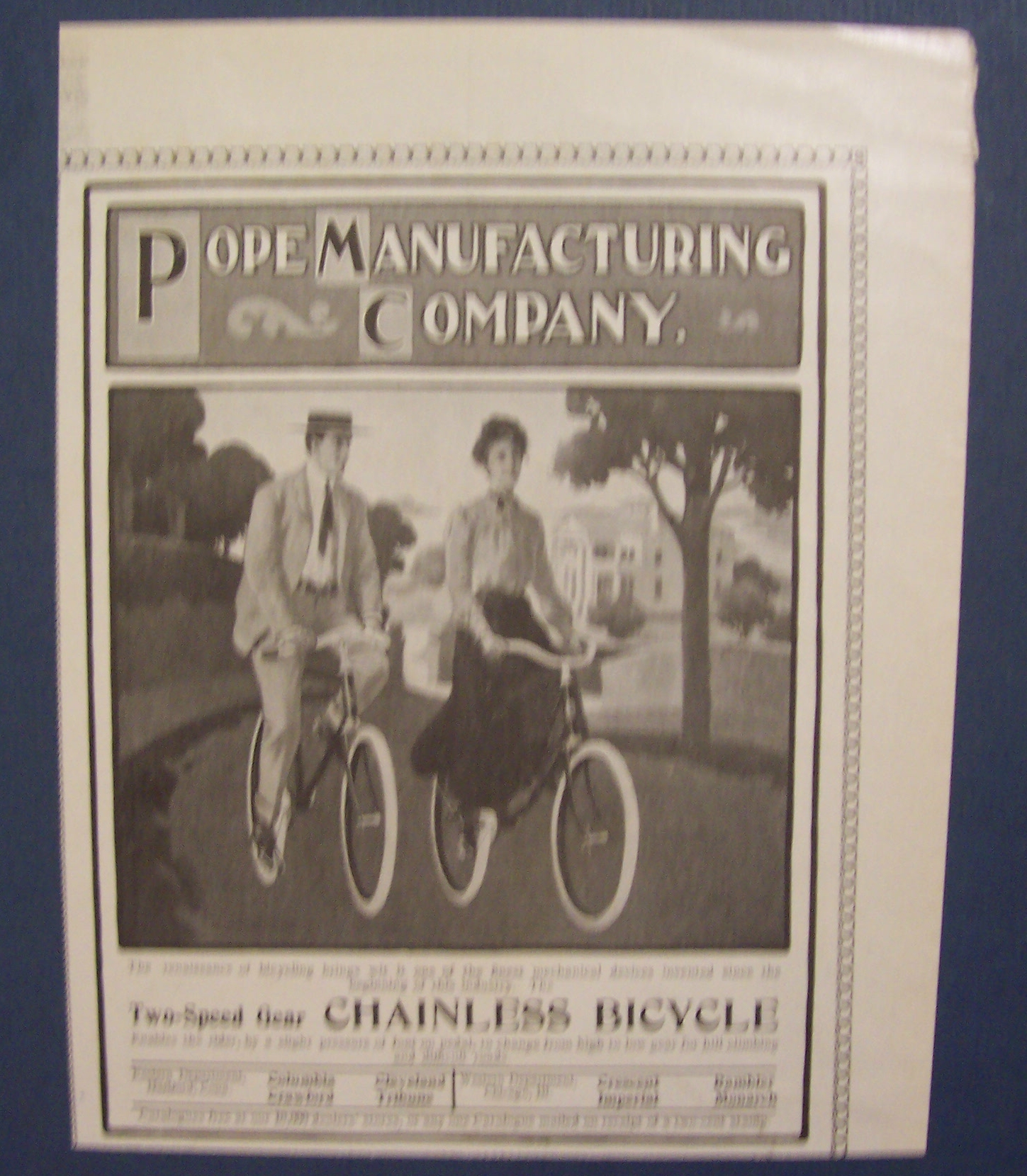 1904  Chainless  Bicycle