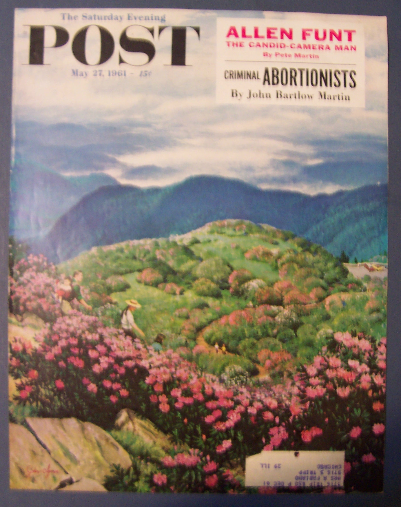 Saturday Evening Post Cover By Clymer - May 27, 1961