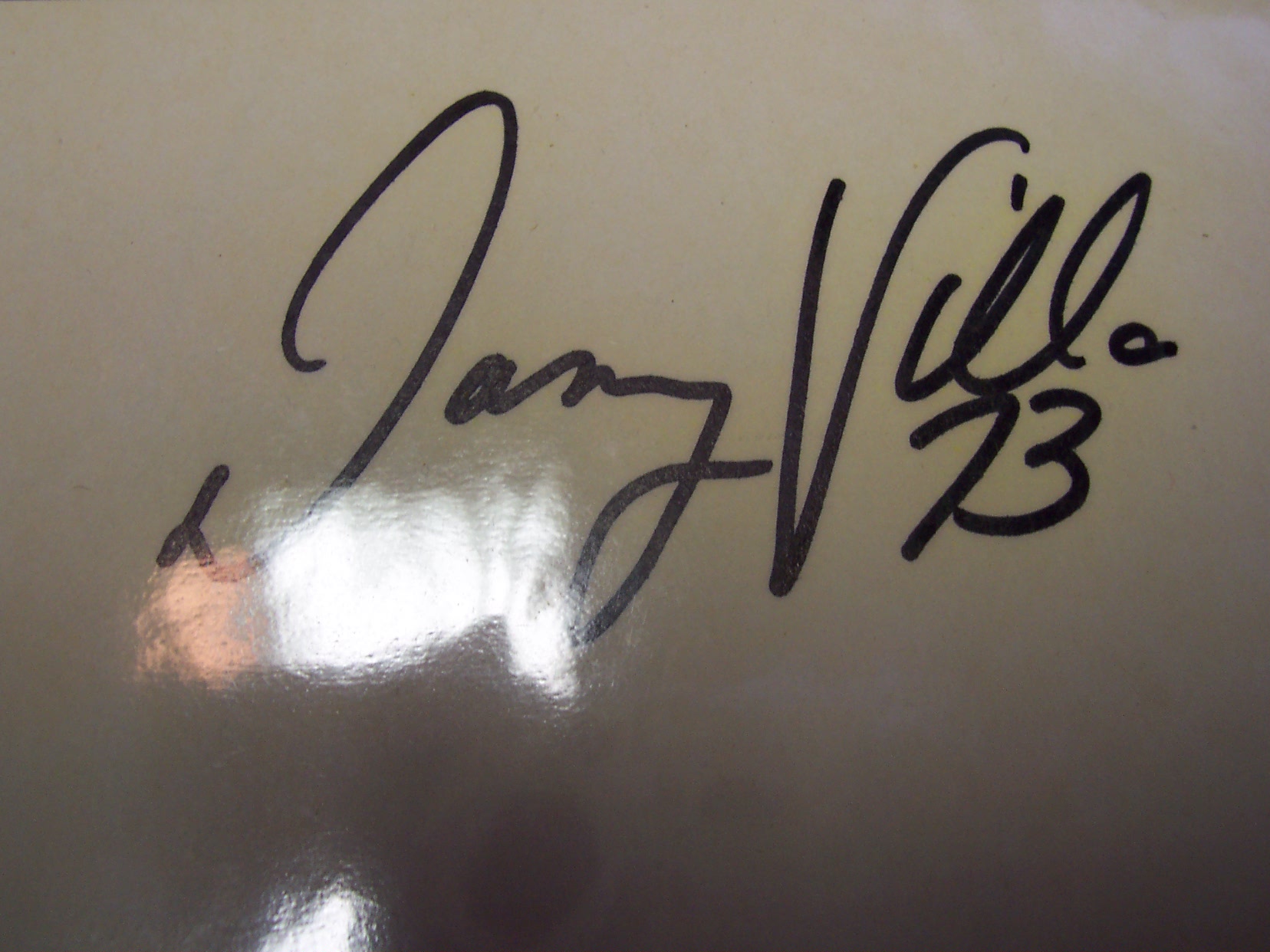 New England Patriots Autograph March 1990
