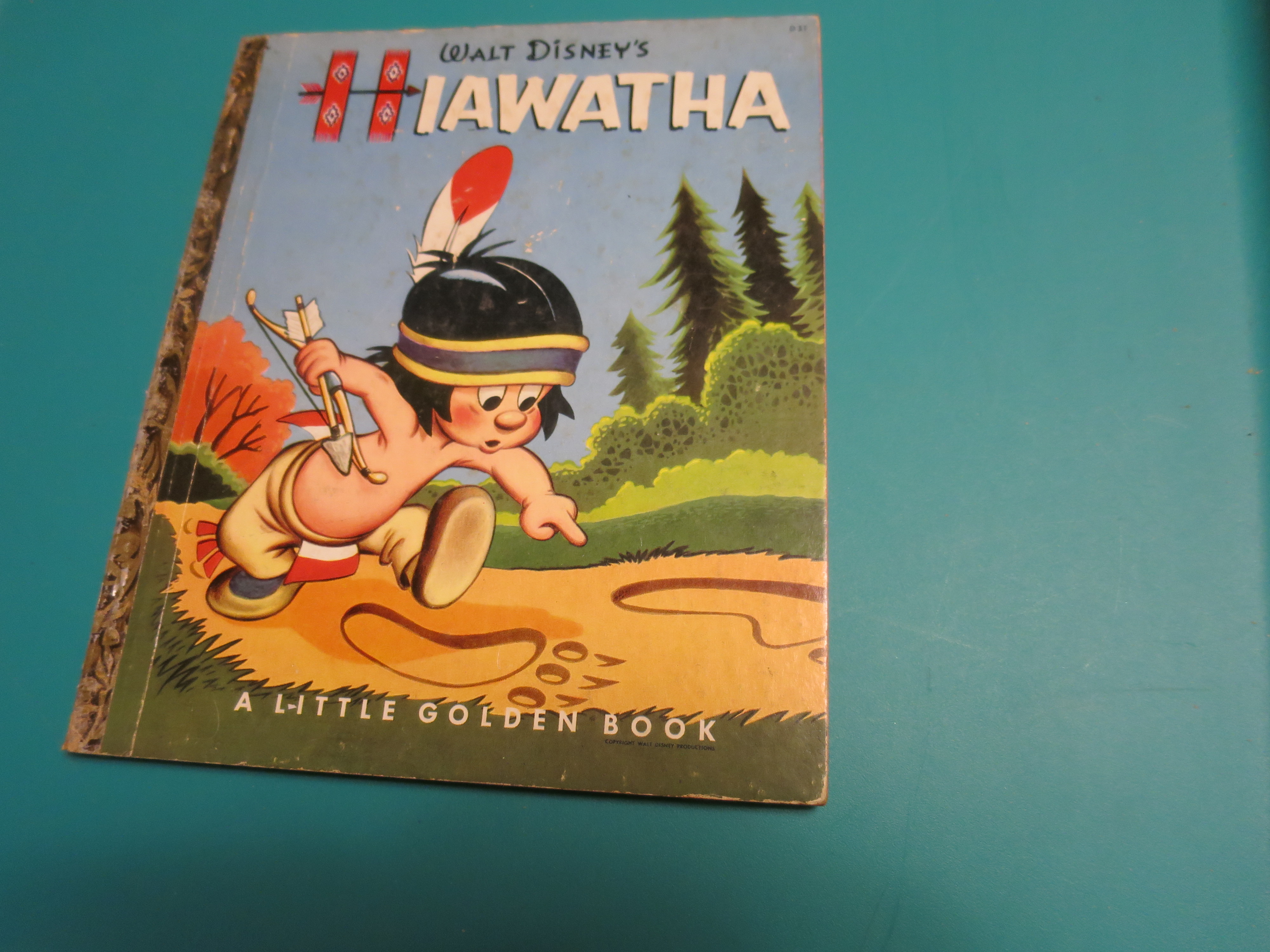 Walt Disney's Hiawatha A little Golden Book