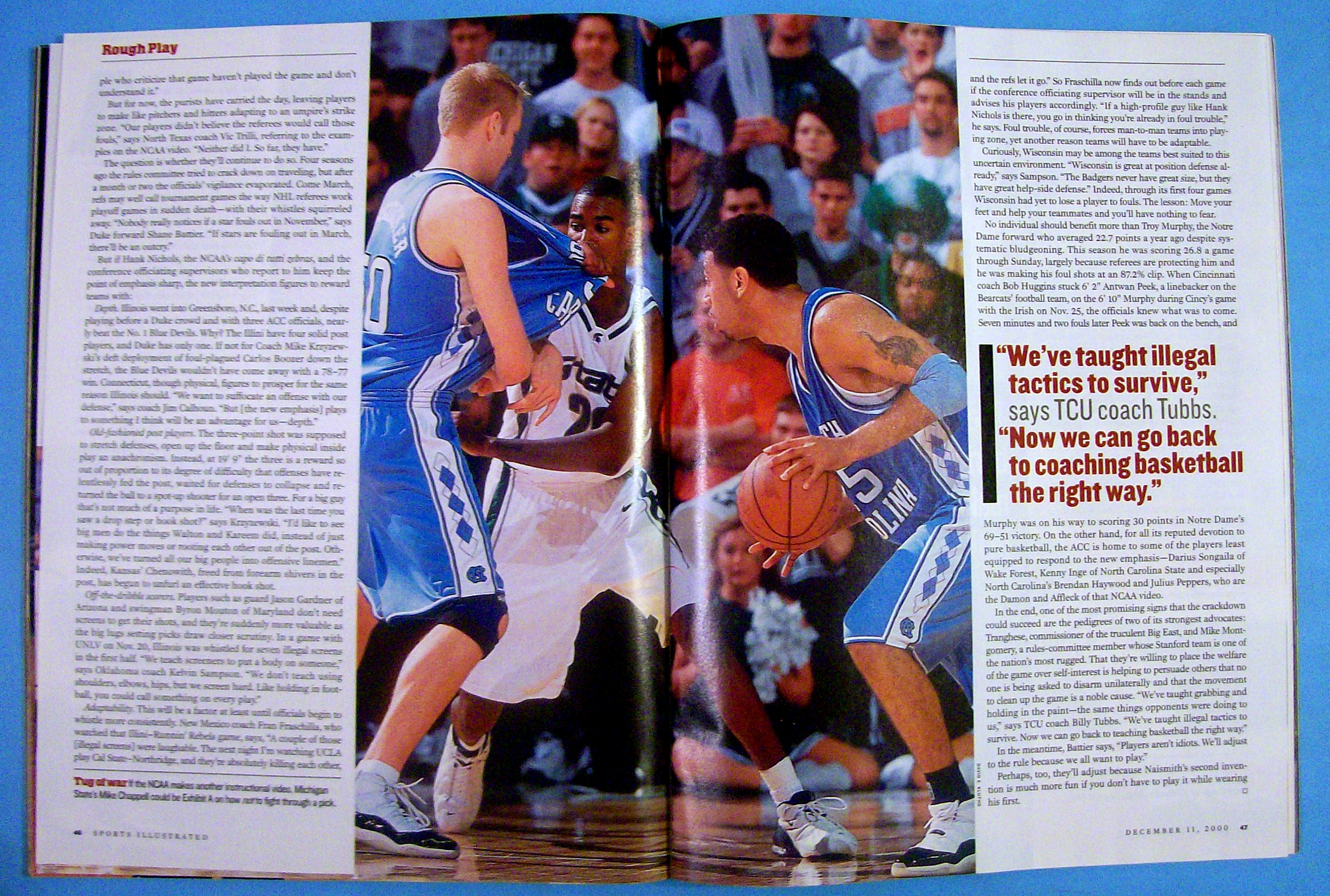 Sports Illustrated Magazine-December 11, 2000-War Zone