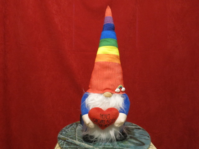 Rae Dunn Rainbow Gnome There's Gnome Body Like You plush 22 inche