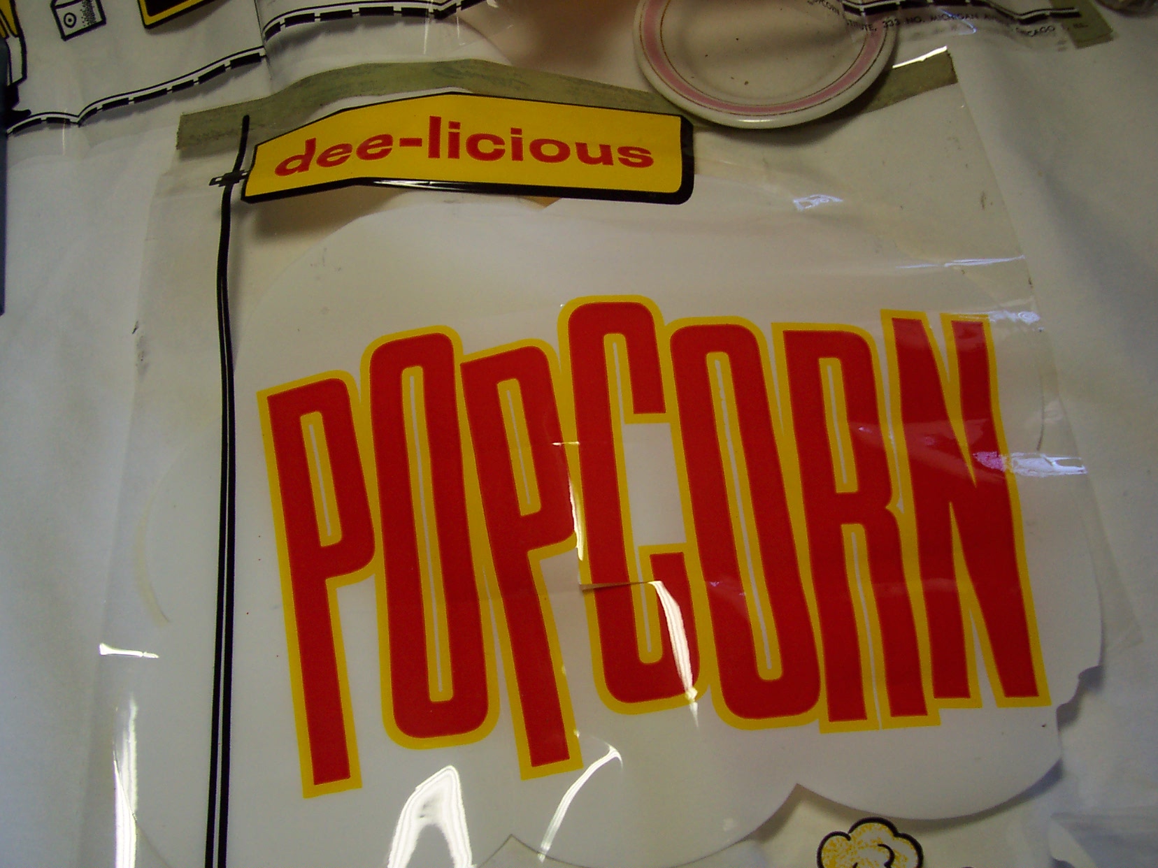 Popcorn Advertising Banners Set of 3