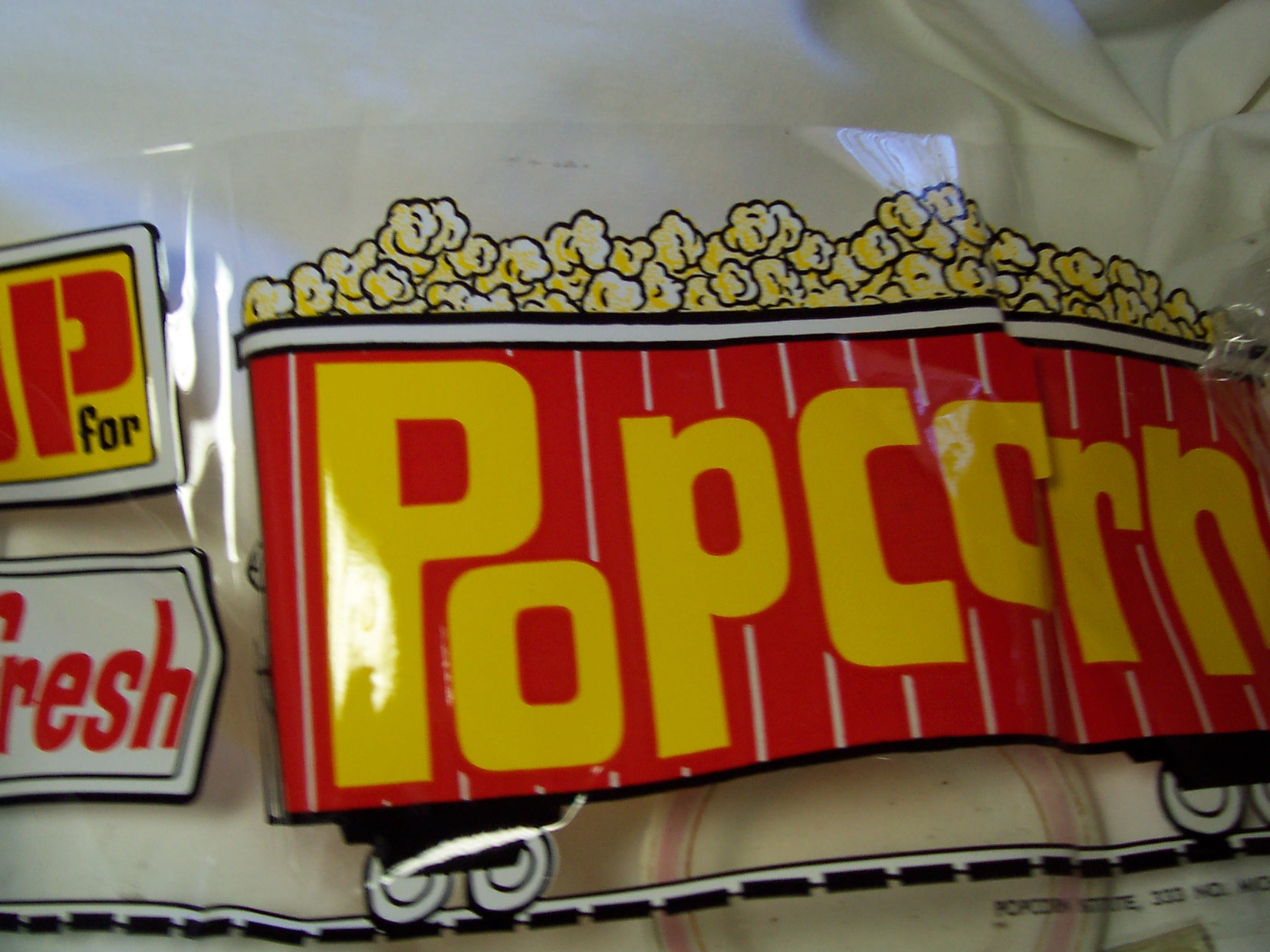 Popcorn Advertising Banners Set of 3