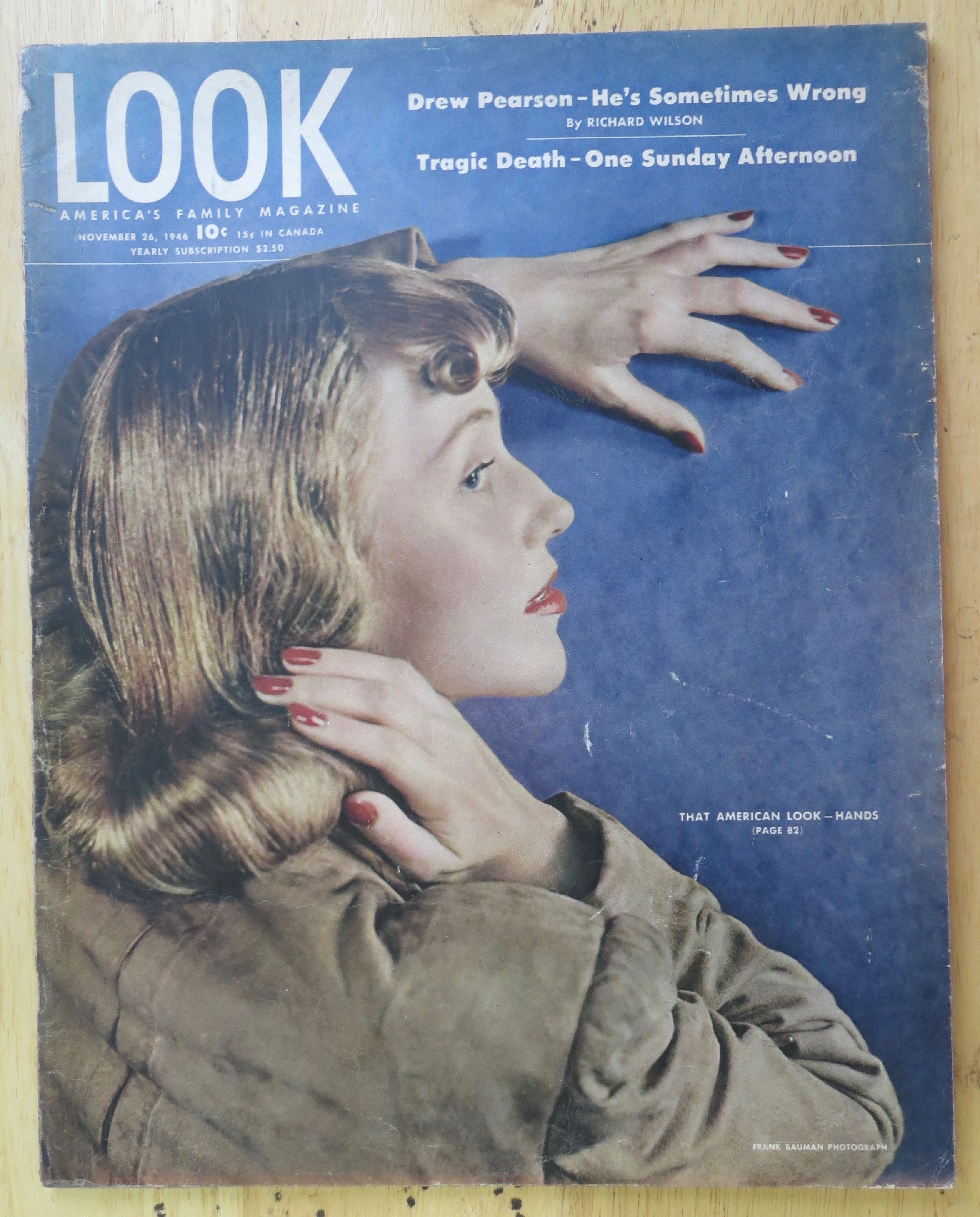 Look Magazine November 26, 1946 Hands