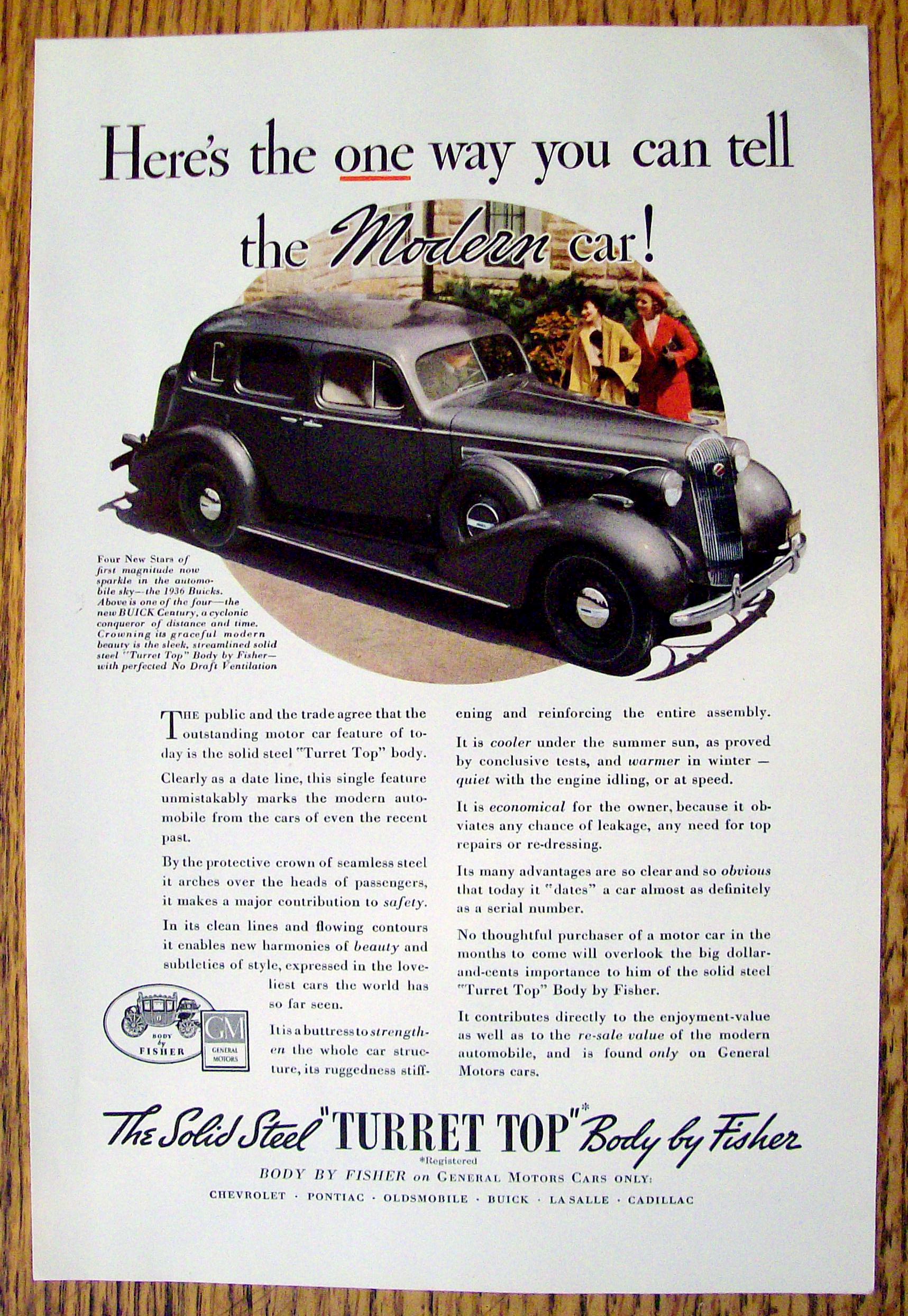 1935 Turret Top By Body By Fisher with Buick Century