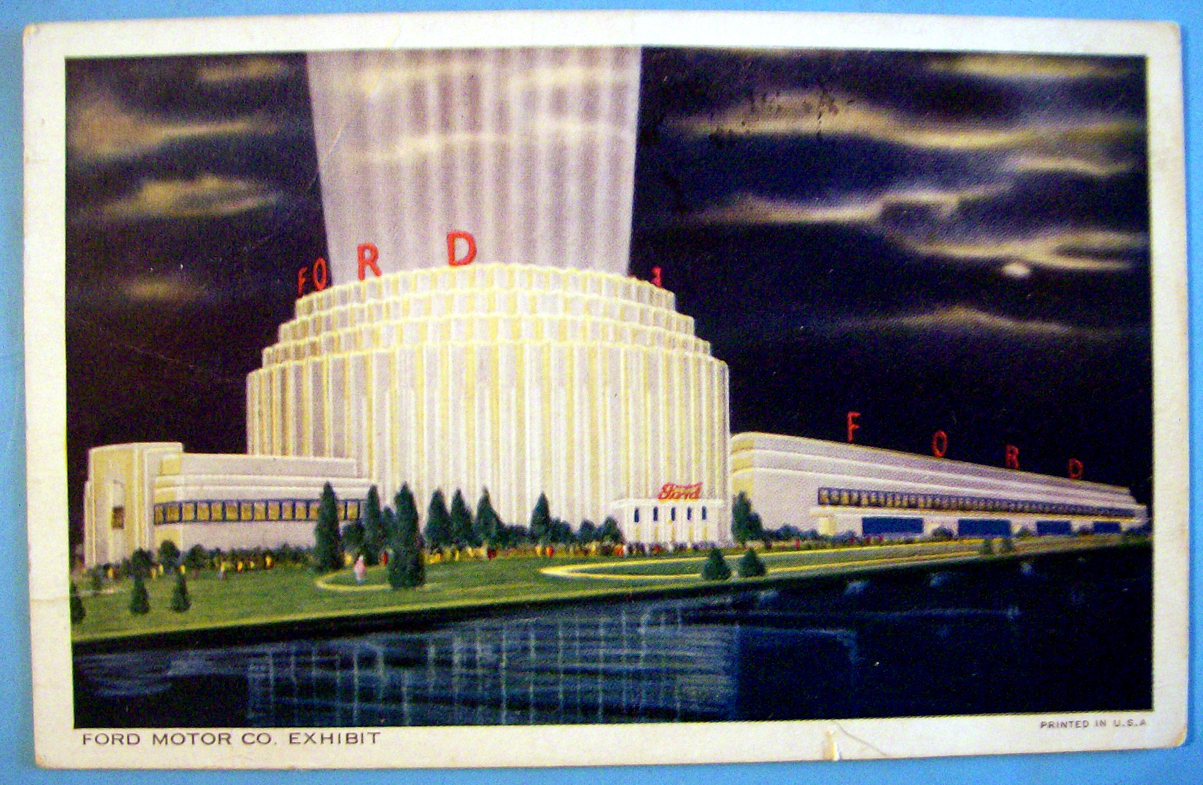 1933 Century of Progress, Ford Motor Co. Postcard