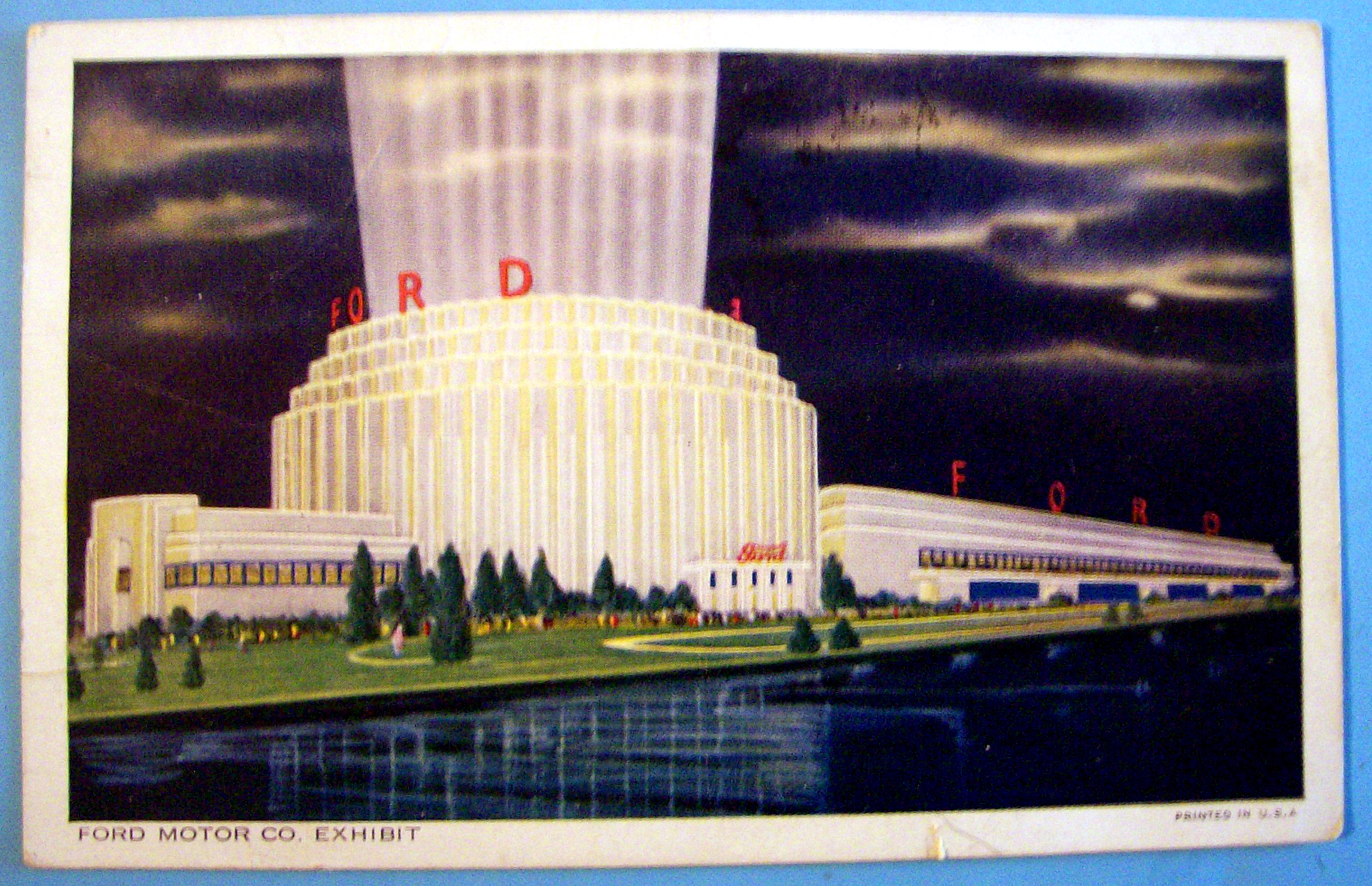 1933 Century of Progress, Ford Motor Co. Postcard