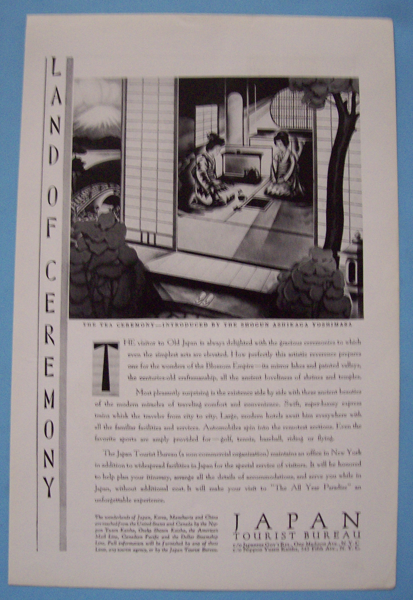 Vintage Ad: 1930 Japan Tourist Bureau