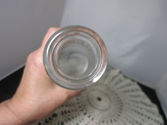 Weaver Quality Blue Ribbon milk bottle on pint