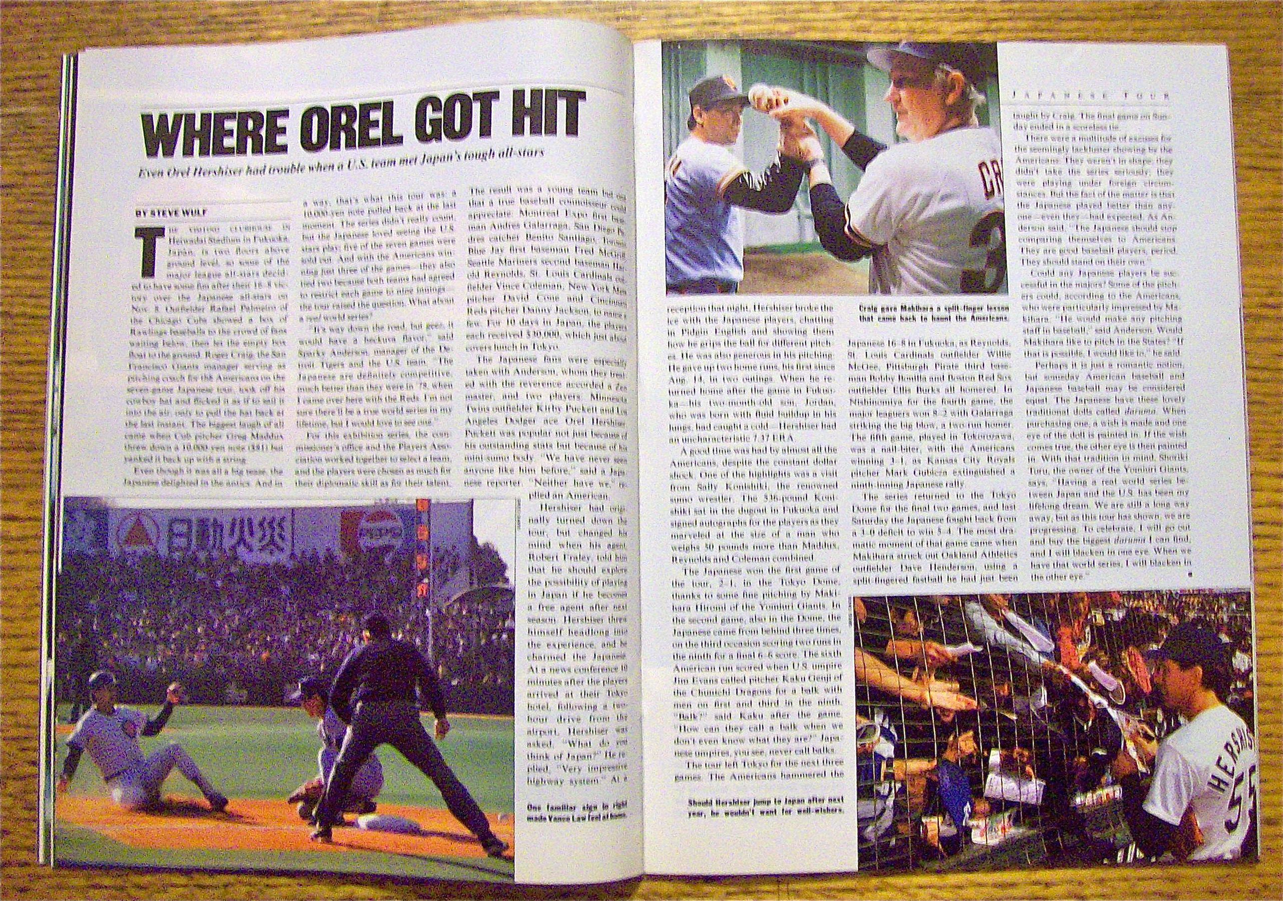 Sport Illustrated Magazine-November 21, 1988 Whoa!