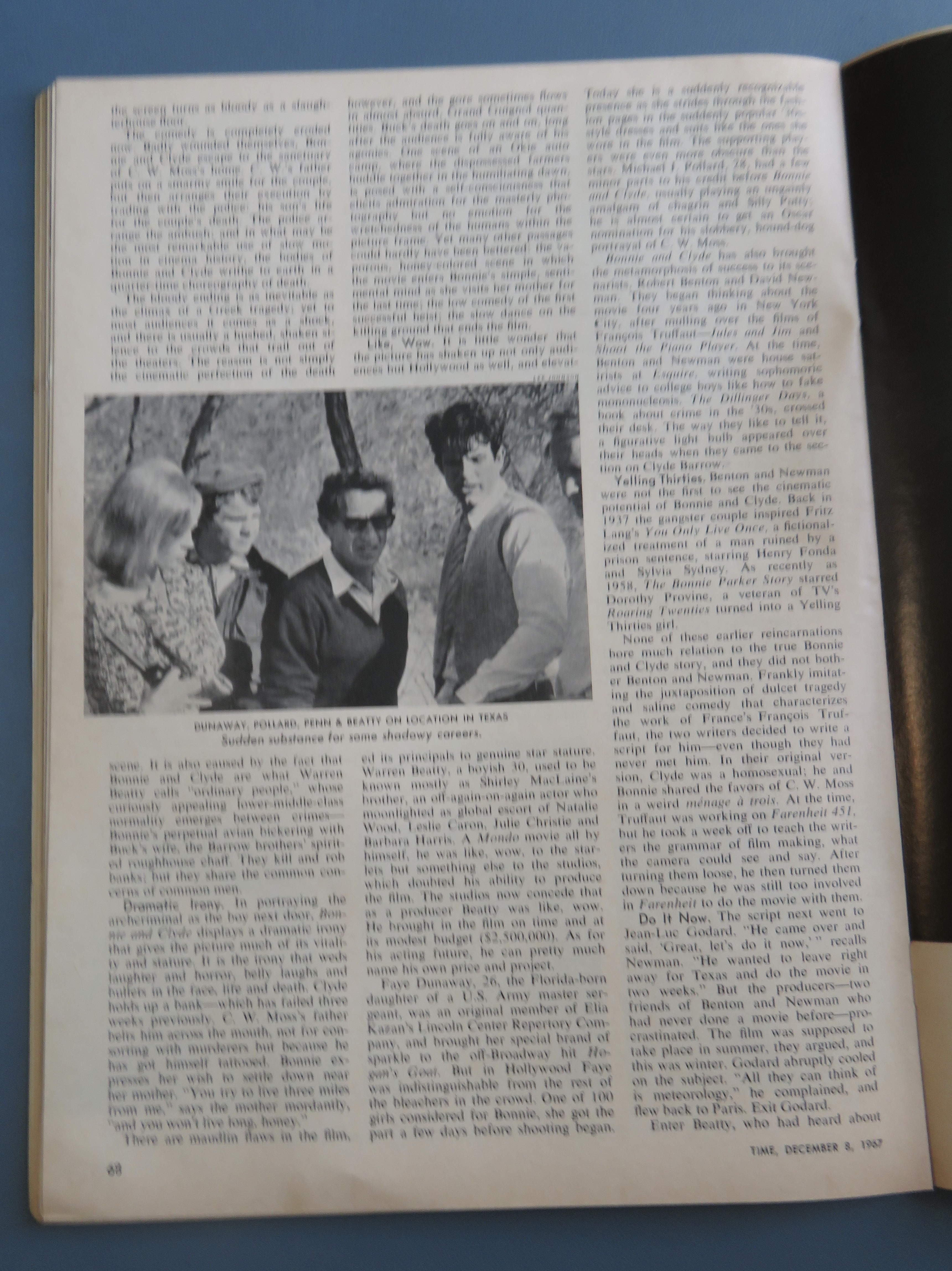Time Magazine December 8, 1967 Bonnie & Clyde