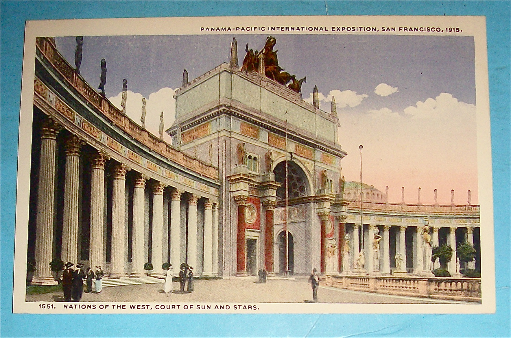Nations Of The West, Court Of Sun And Stars Postcard