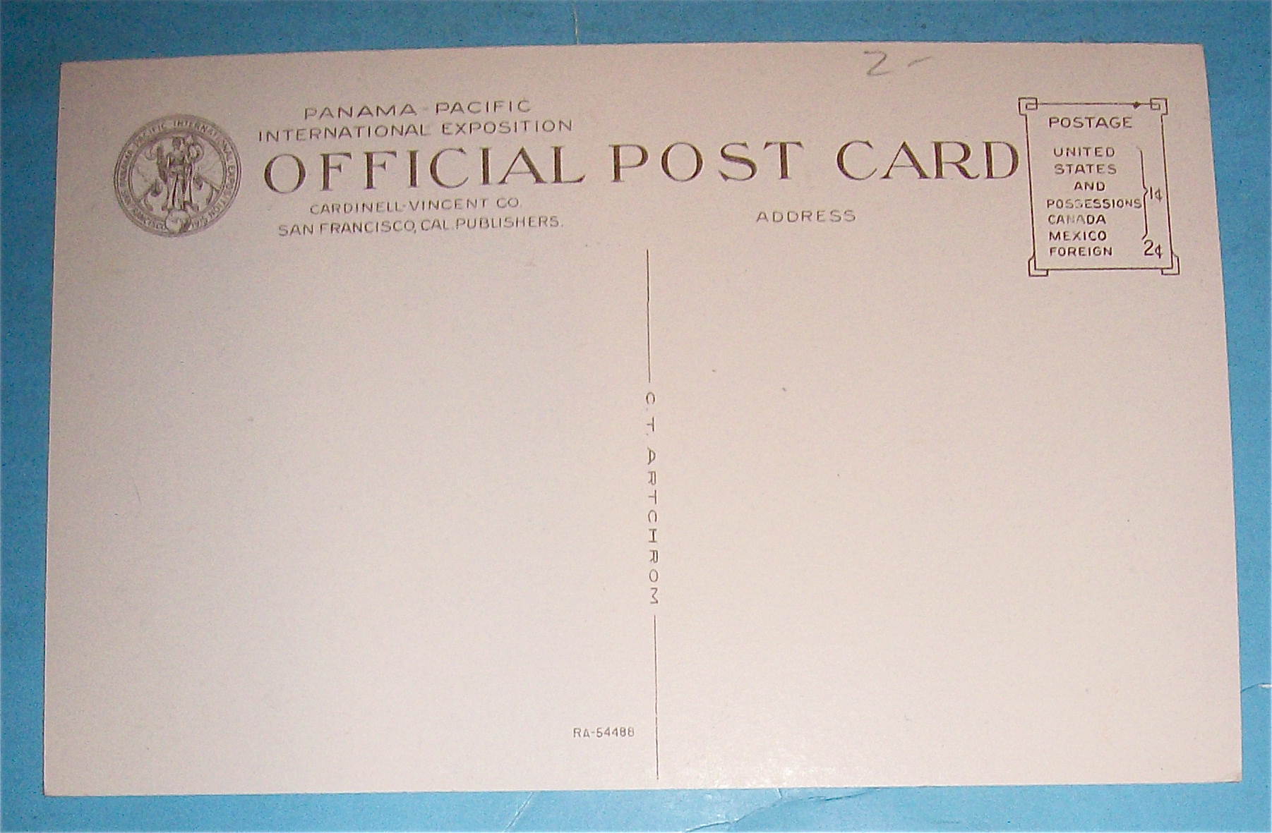 Nations Of The West, Court Of Sun And Stars Postcard