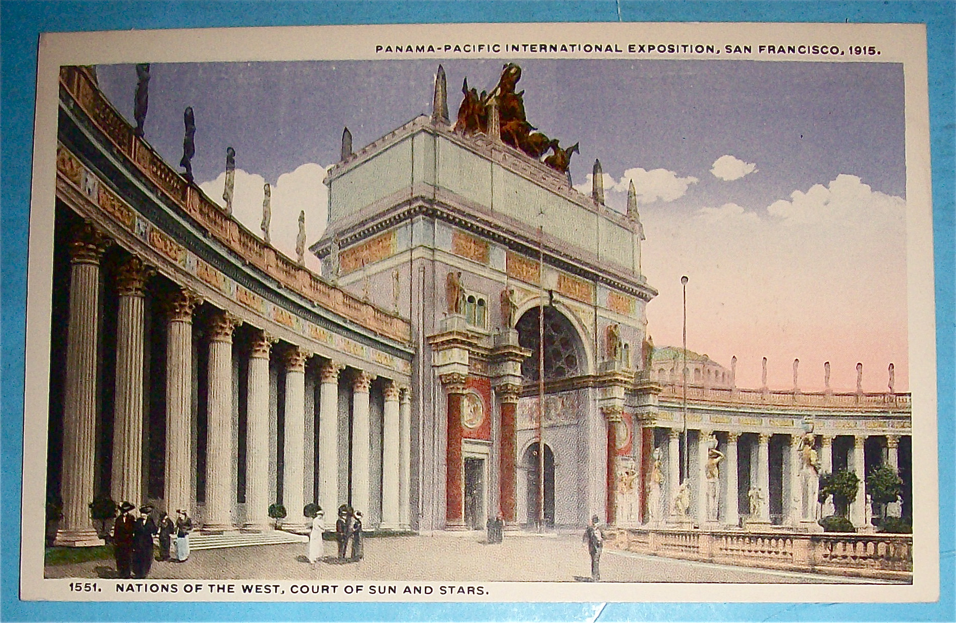 Nations Of The West, Court Of Sun And Stars Postcard
