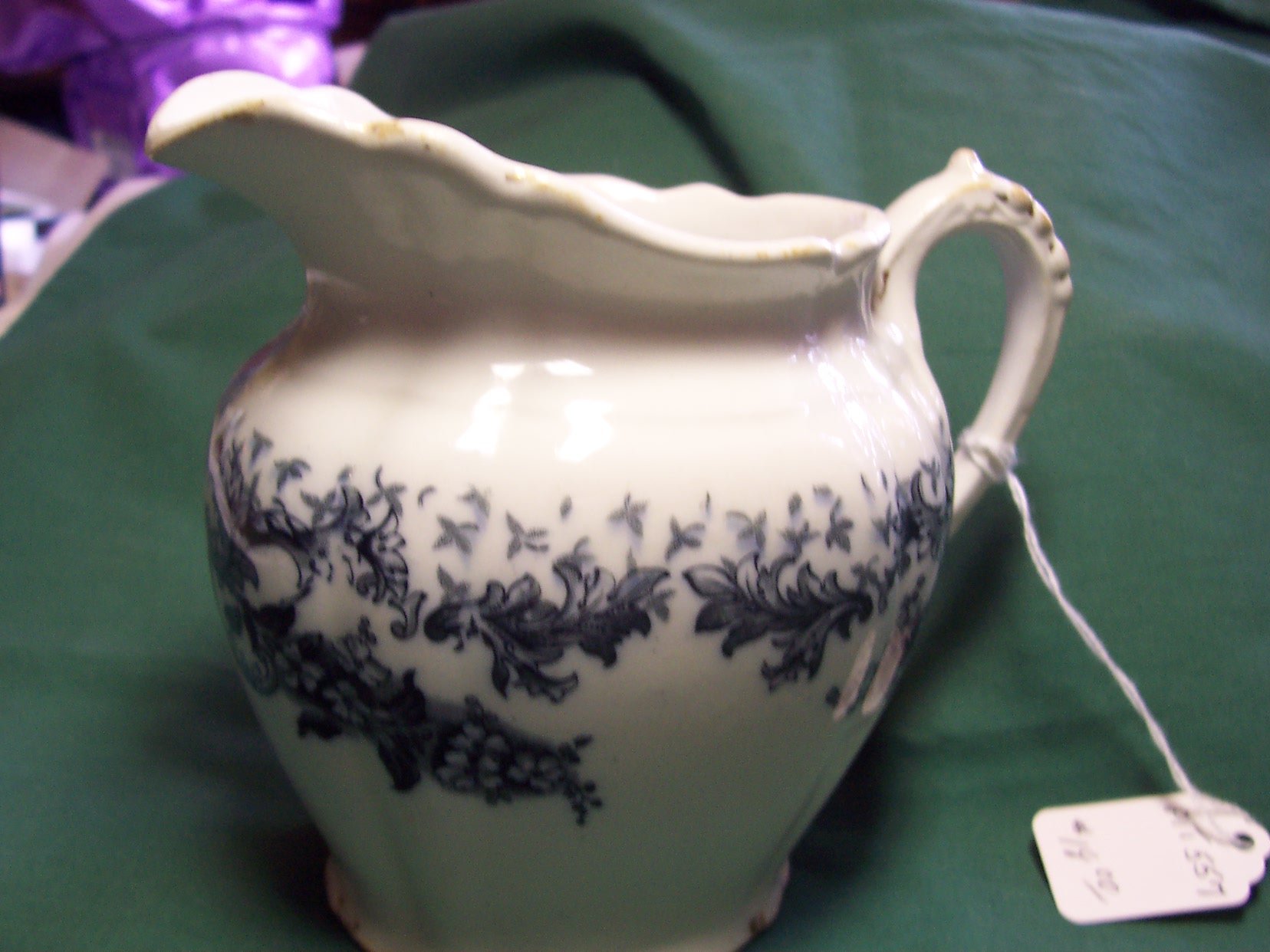 Porcelain Opaque Pitcher Bridgwood & Son