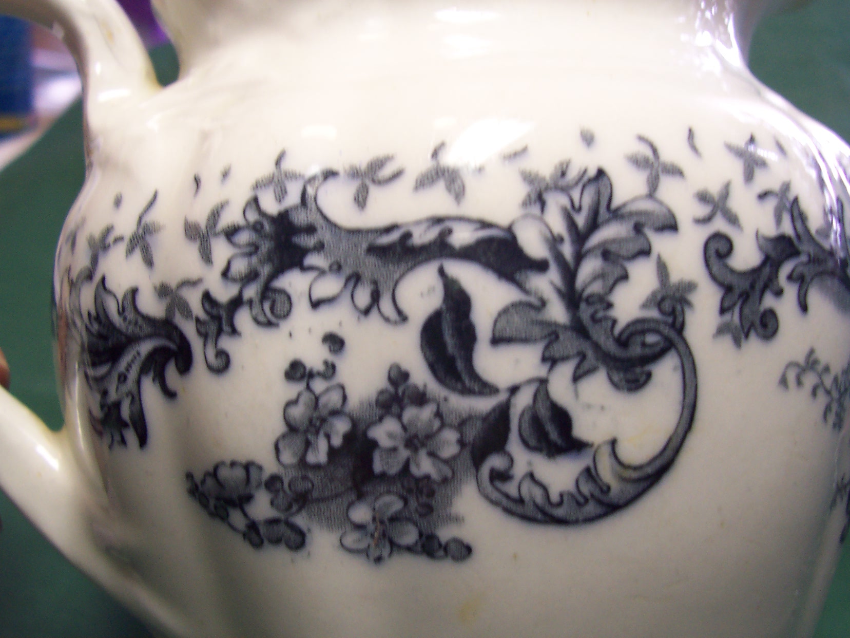 Porcelain Opaque Pitcher Bridgwood & Son