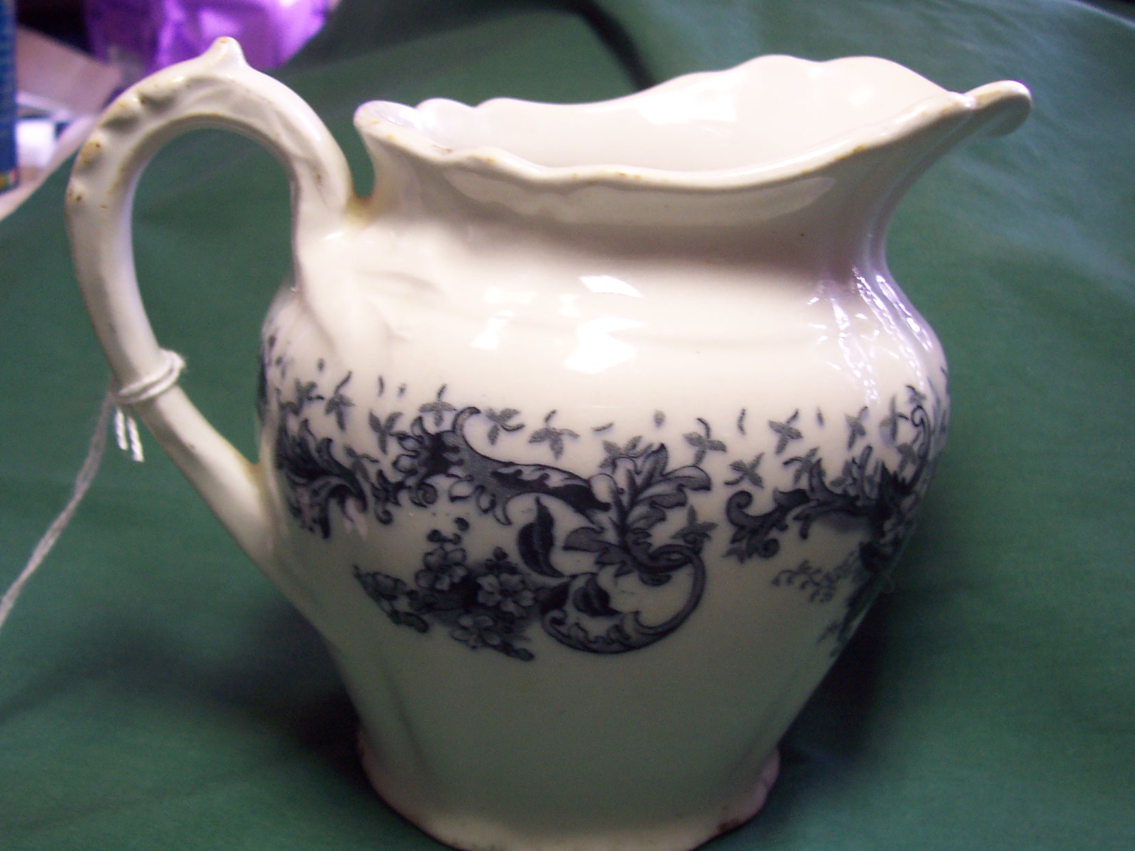 Porcelain Opaque Pitcher Bridgwood & Son