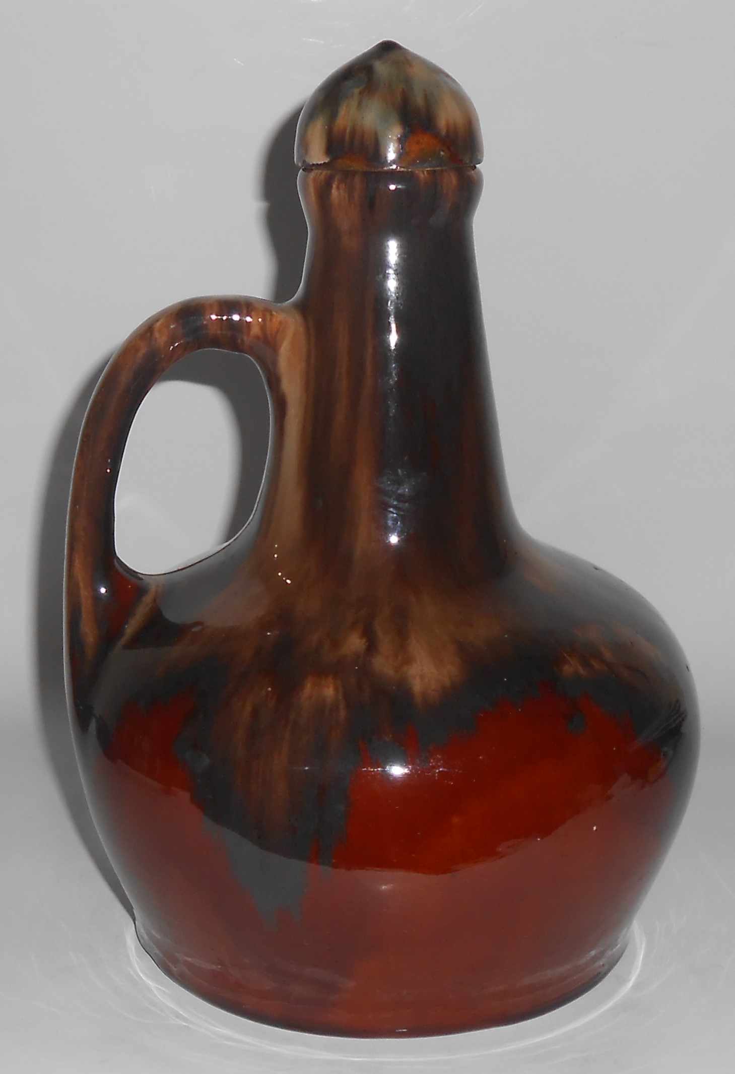 Brush McCoy Pottery Brown Onyx Large Musical Jug