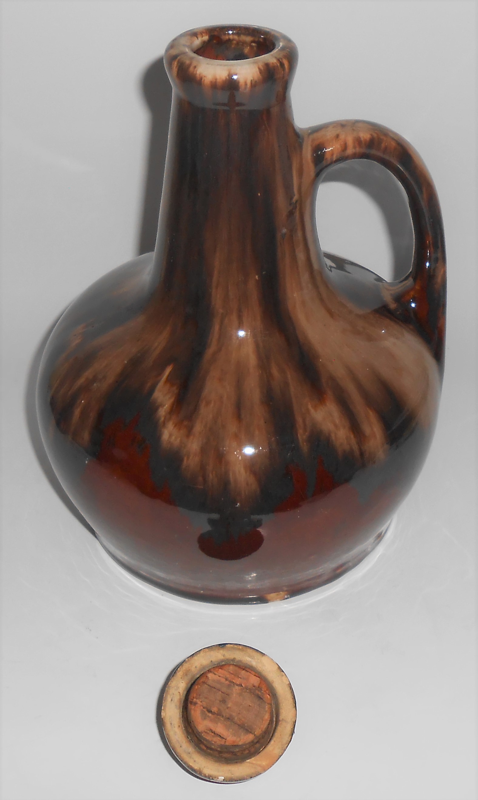 Brush McCoy Pottery Brown Onyx Large Musical Jug