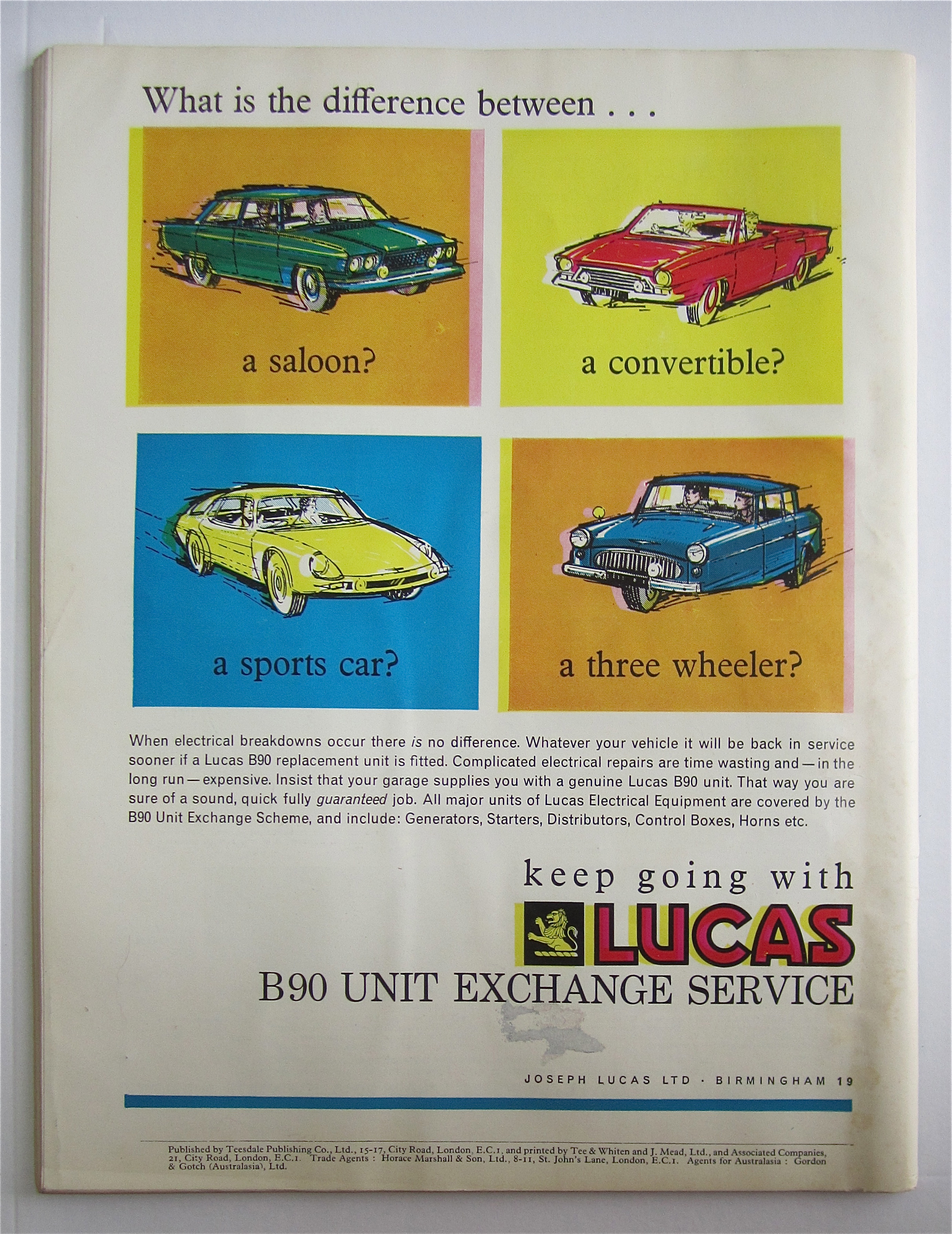 Motor Sport Magazine June 1965 The R.A.C. T.T.