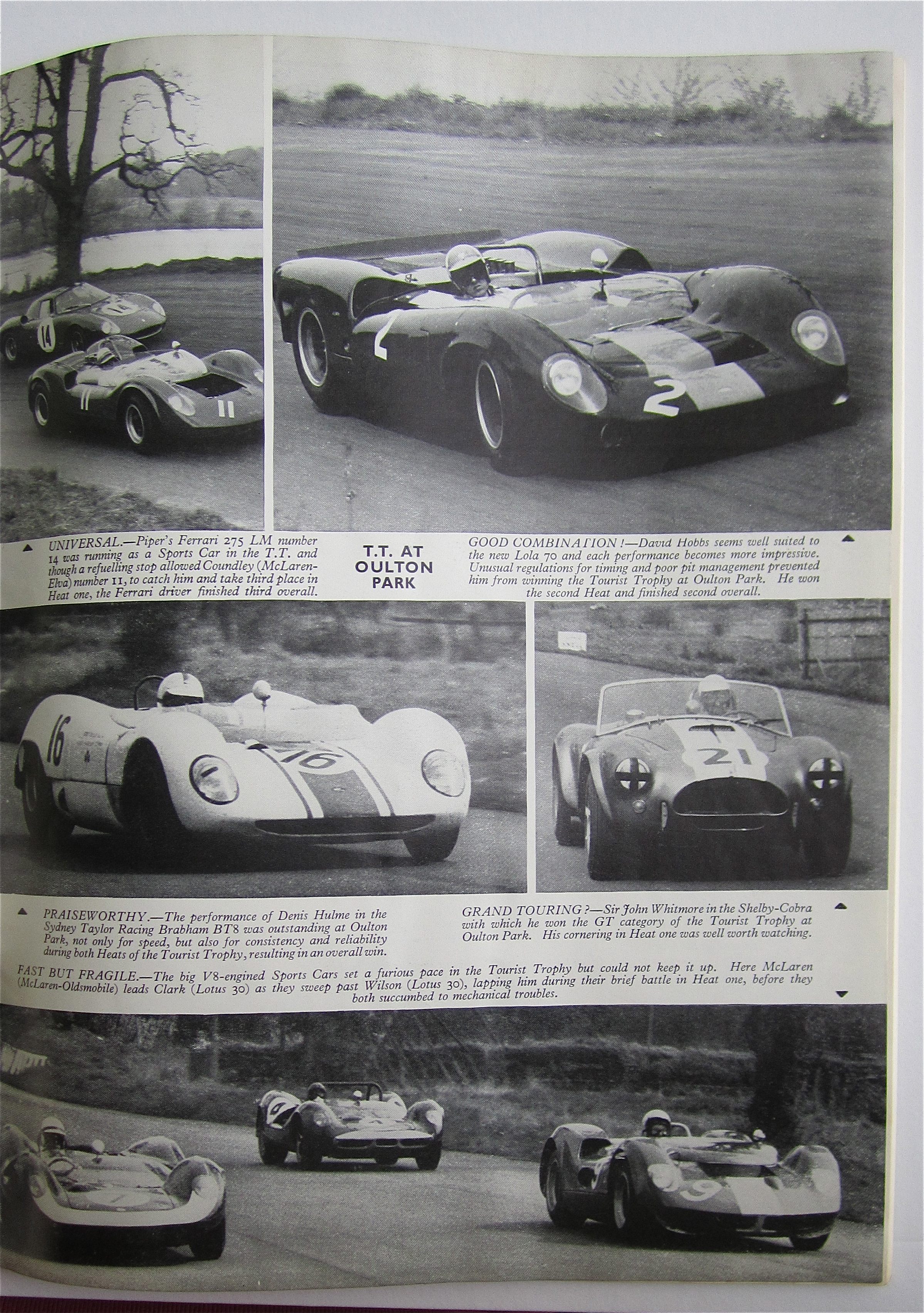 Motor Sport Magazine June 1965 The R.A.C. T.T.