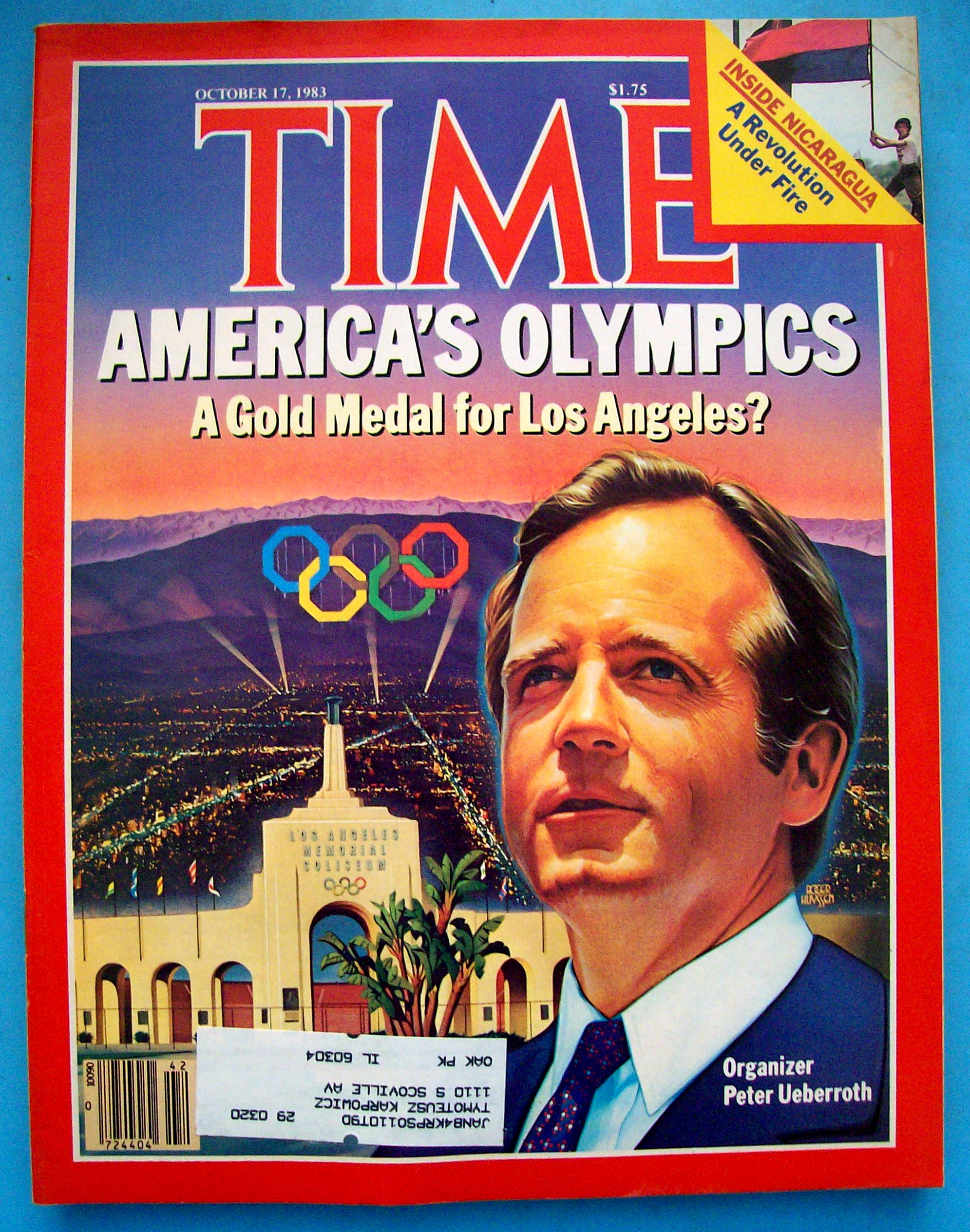 Time Magazine-October 17, 1983-America's Olympics
