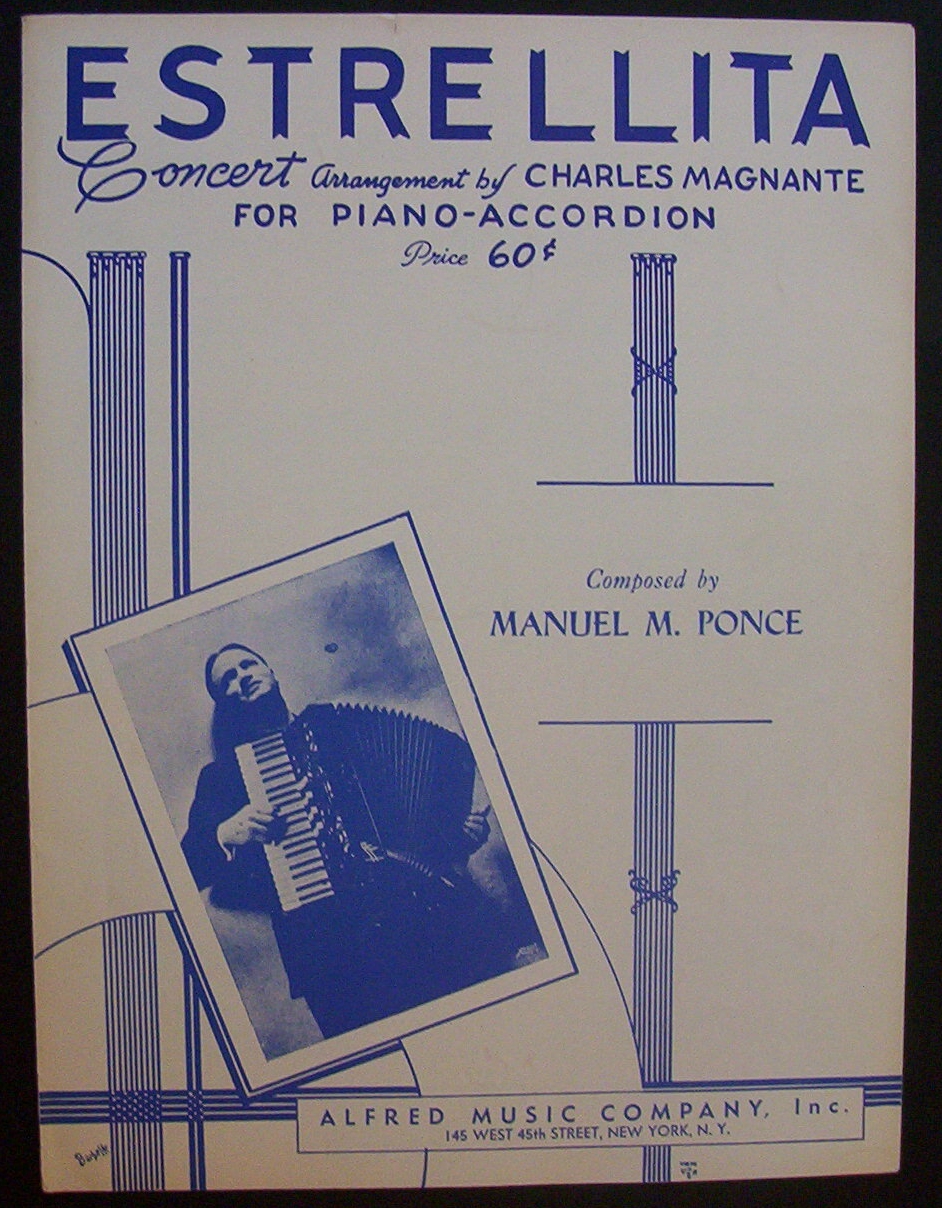 Sheet Music For 1940 Estrellita