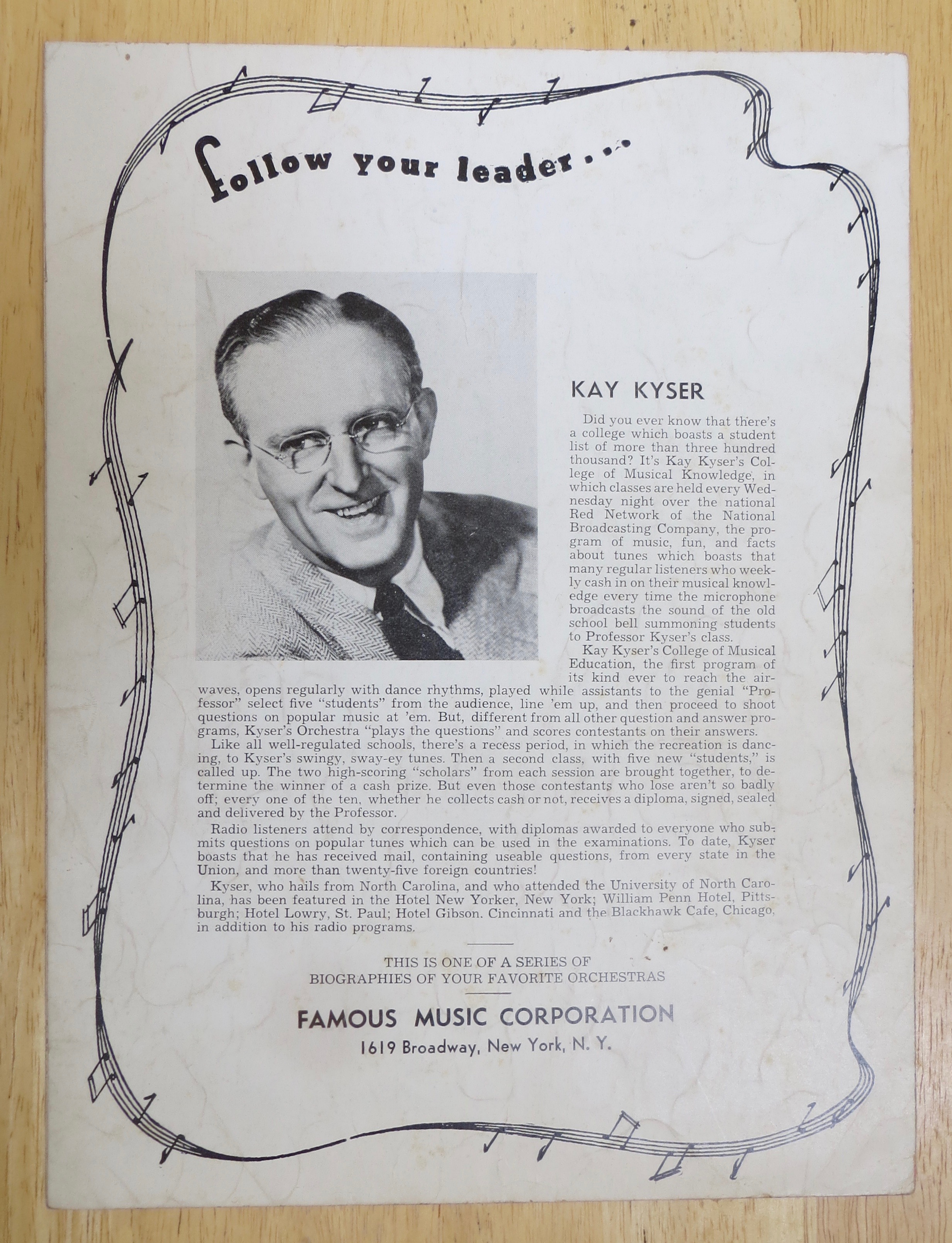 1942 Praise The Lord & Pass The Ammunition Sheet Music