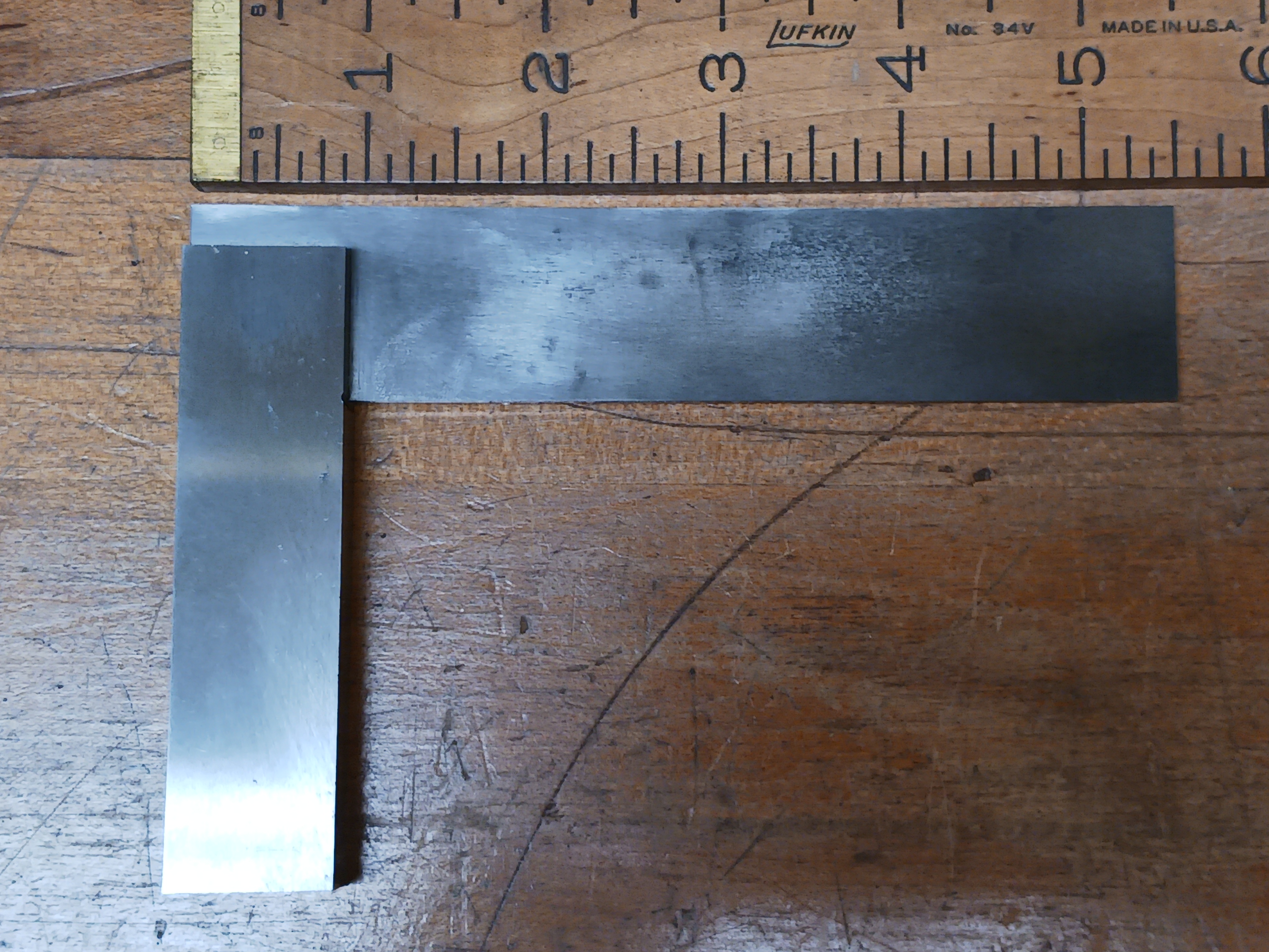 Lufkin Precision Solid Steel Square No. 166 - 4.5