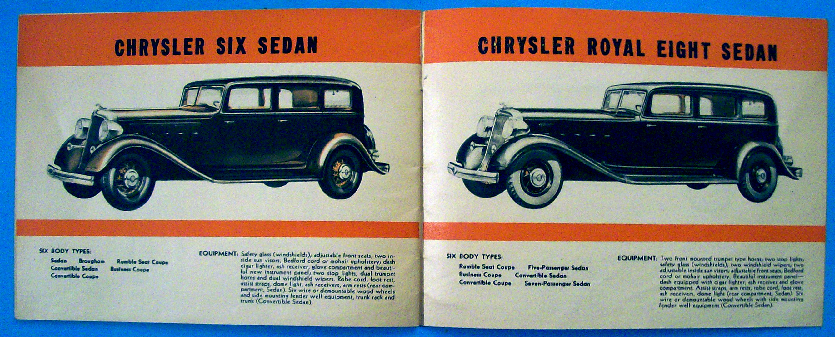 1933 Century Of Progress, Chrysler Brochure