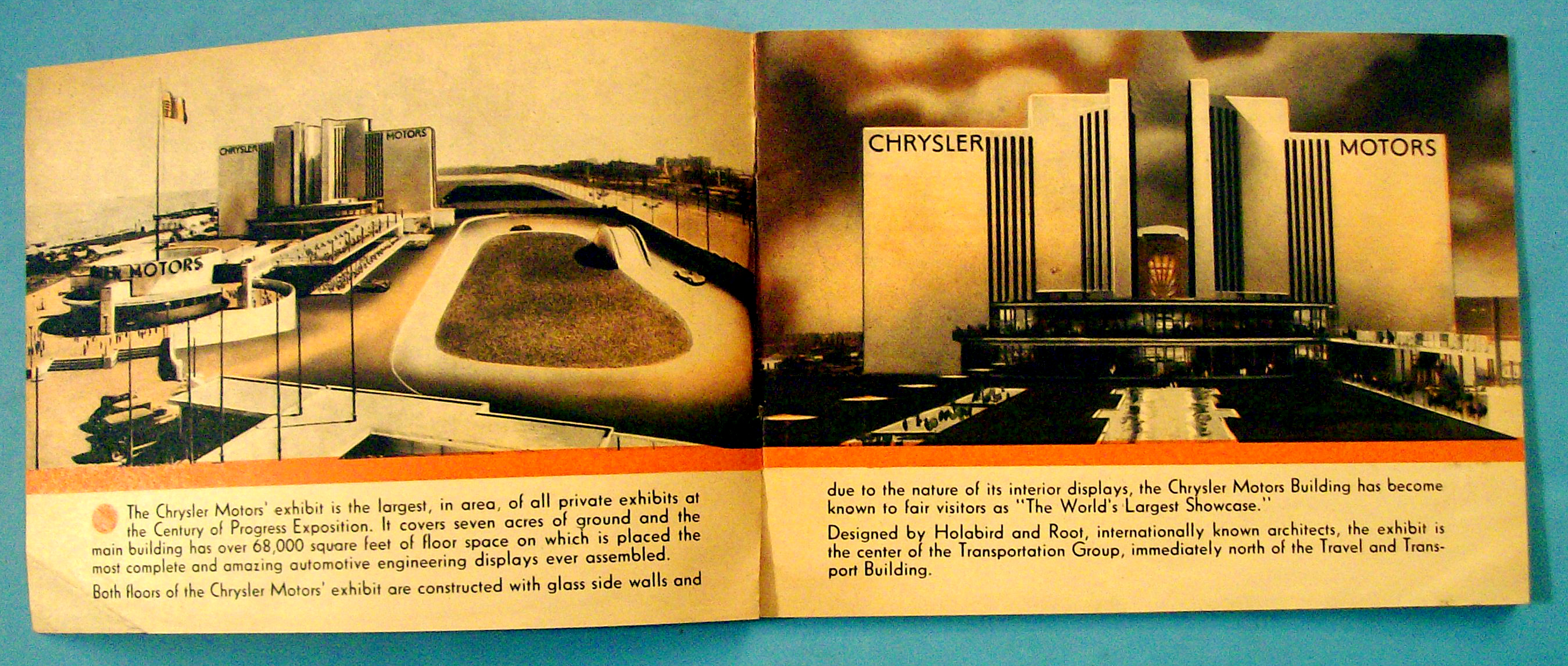 1933 Century Of Progress, Chrysler Brochure
