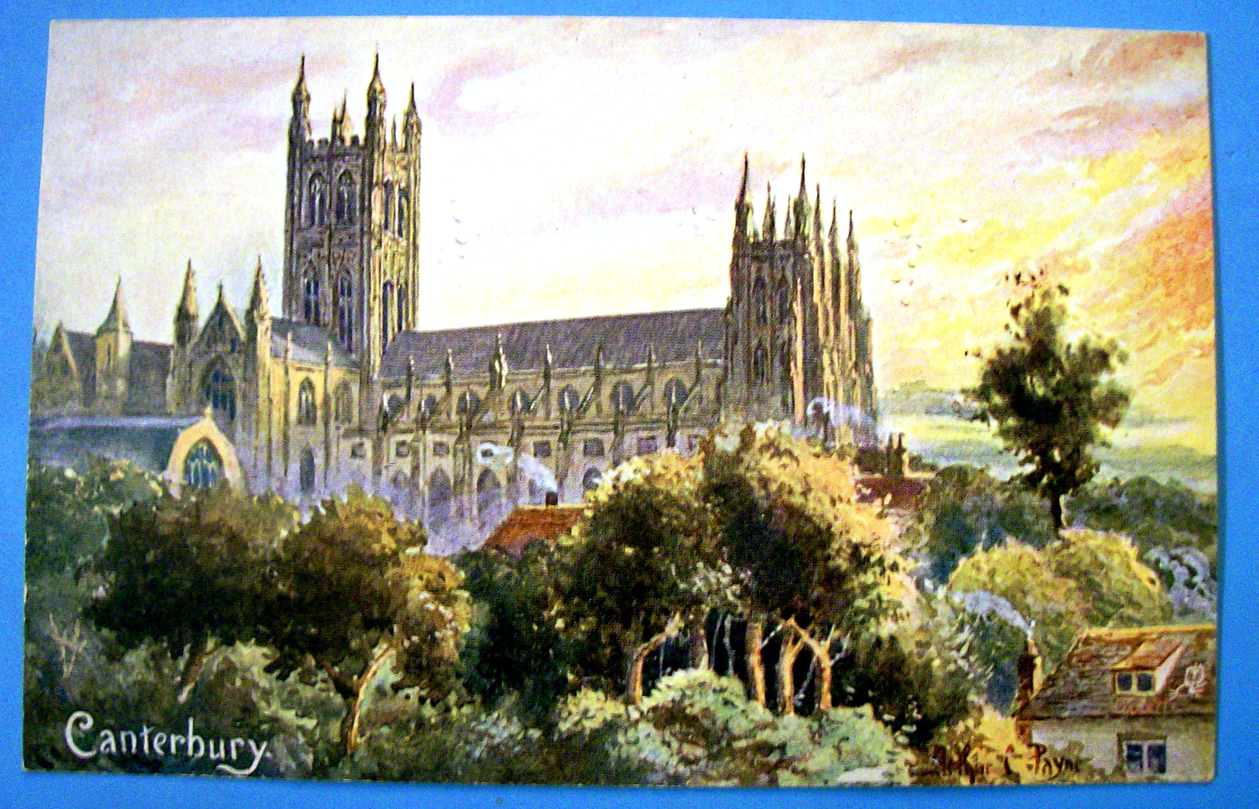 Canterbury Cathedral Postcard