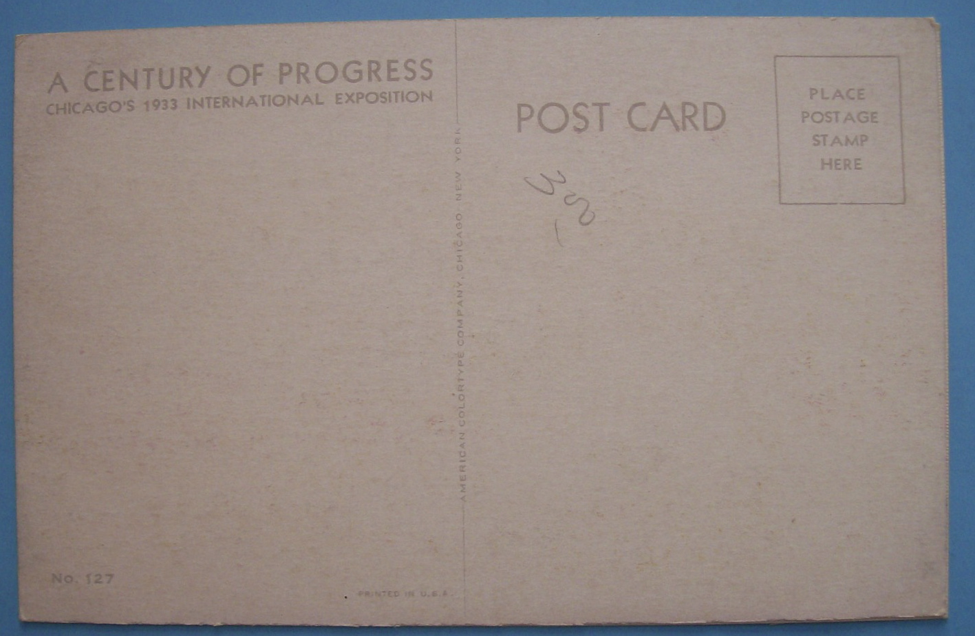Fountain & Electrical Group Postcard (Chicago Fair)