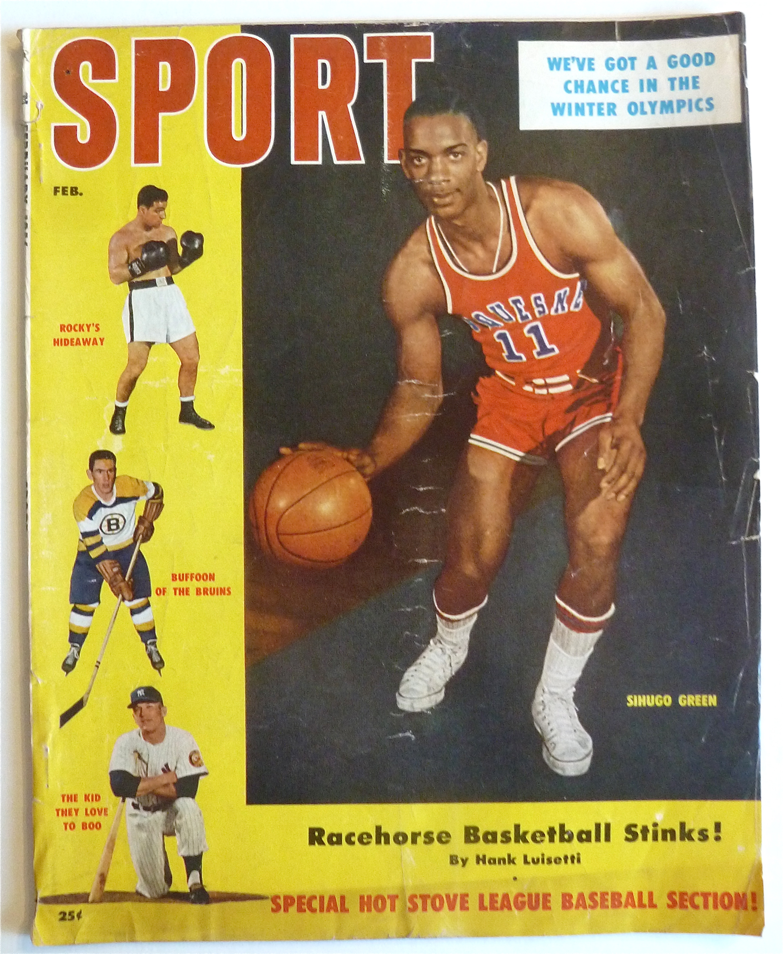 Sport Magazine February 1956 Sihugo Green