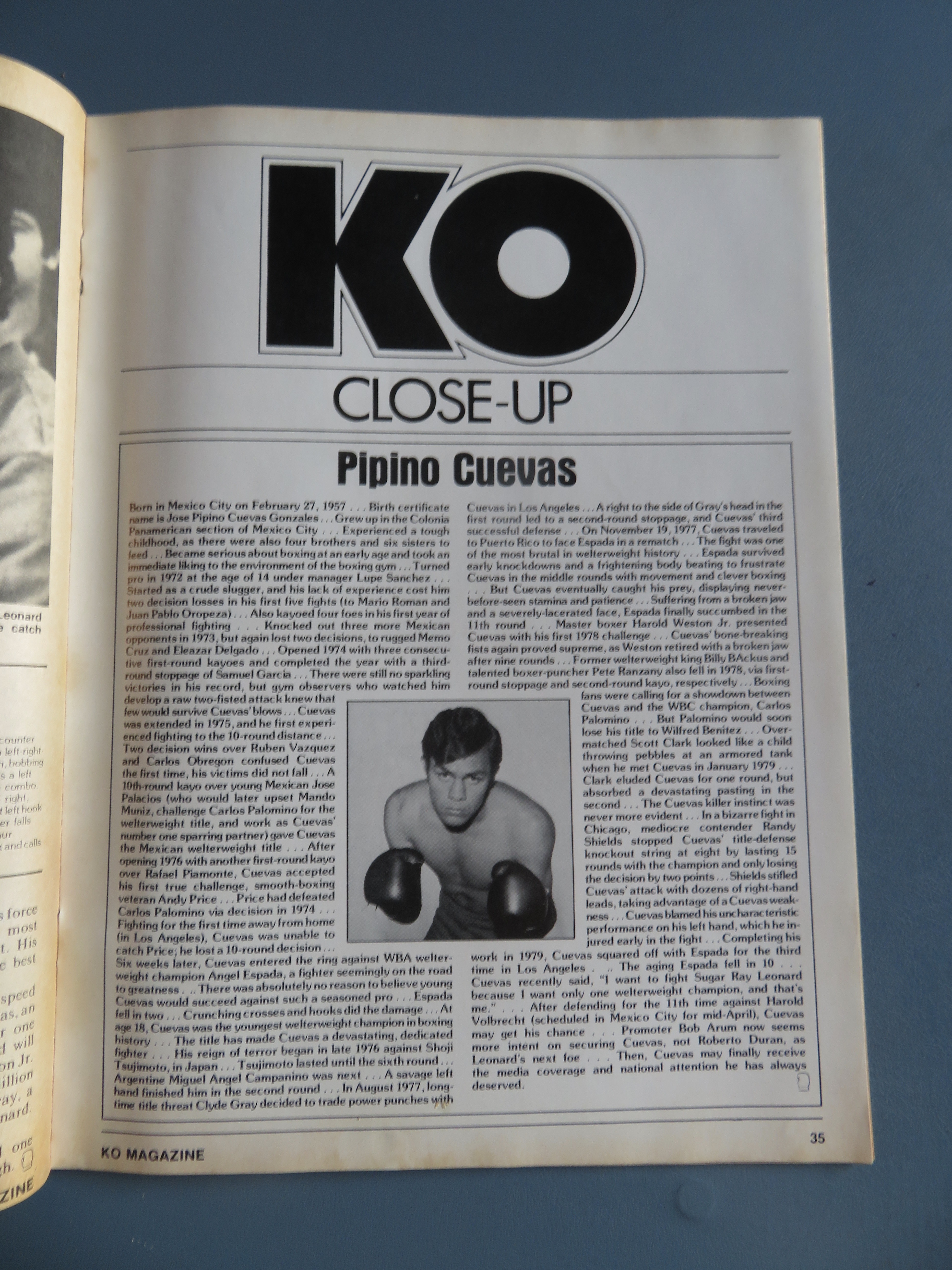 KO (Knockout) Magazine August 1980 Ali Talks Comeback