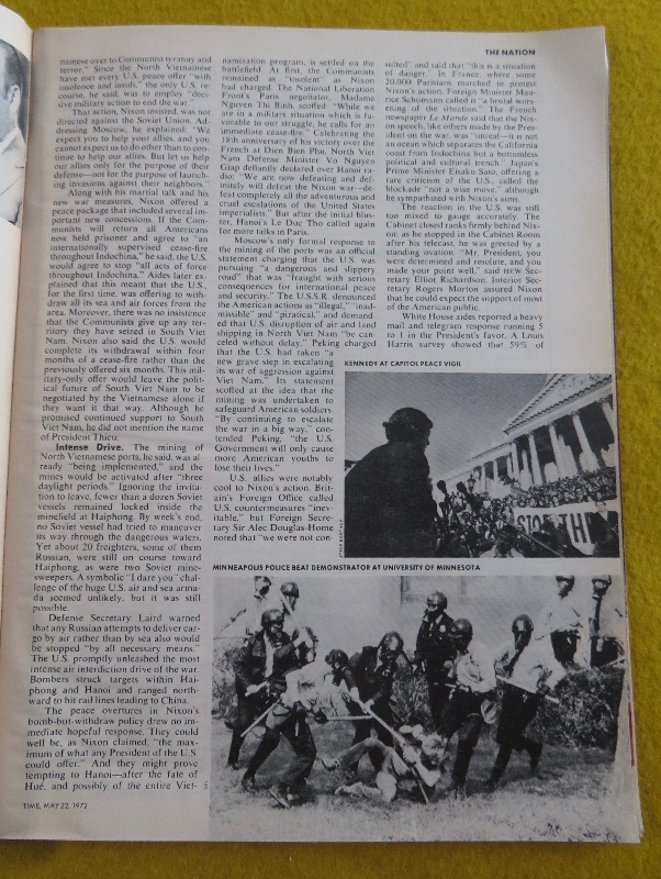 Time Magazine - May 22, 1972 - Nixon Strikes Back
