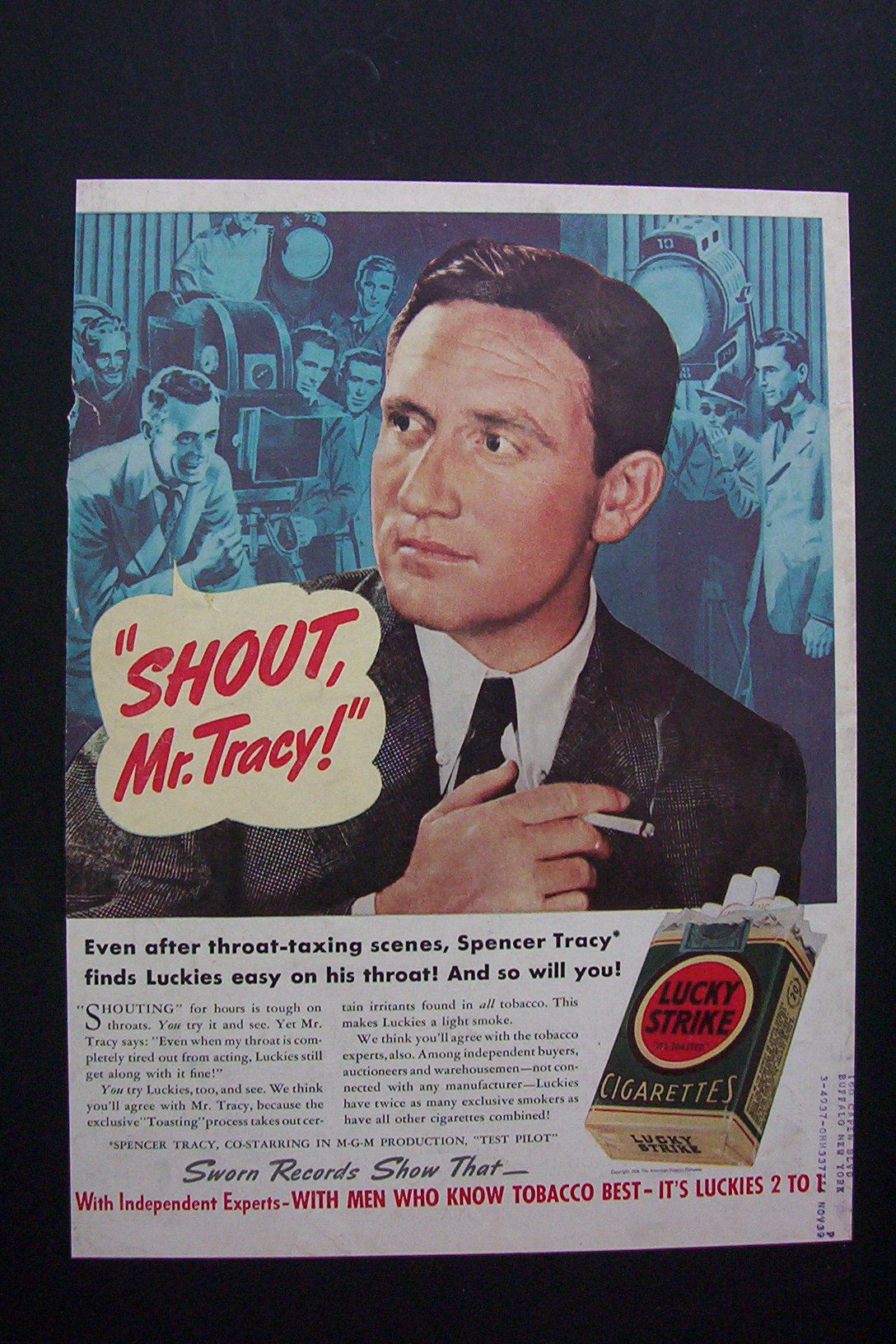 1938  Lucky  Strike  Cigarettes  with  Spencer  Tracy