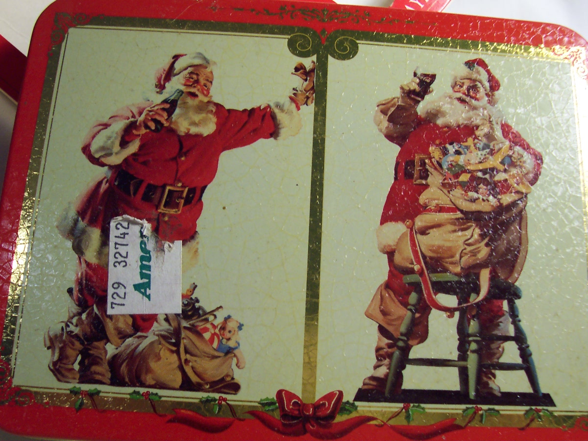 Coca Cola Playing Cards Tin Box 1994