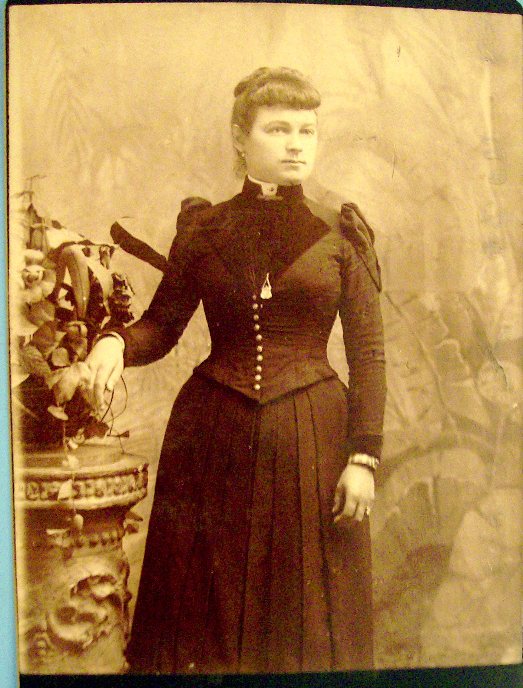 Mother Would Be Proud - Cabinet Photo of a Proud Woman