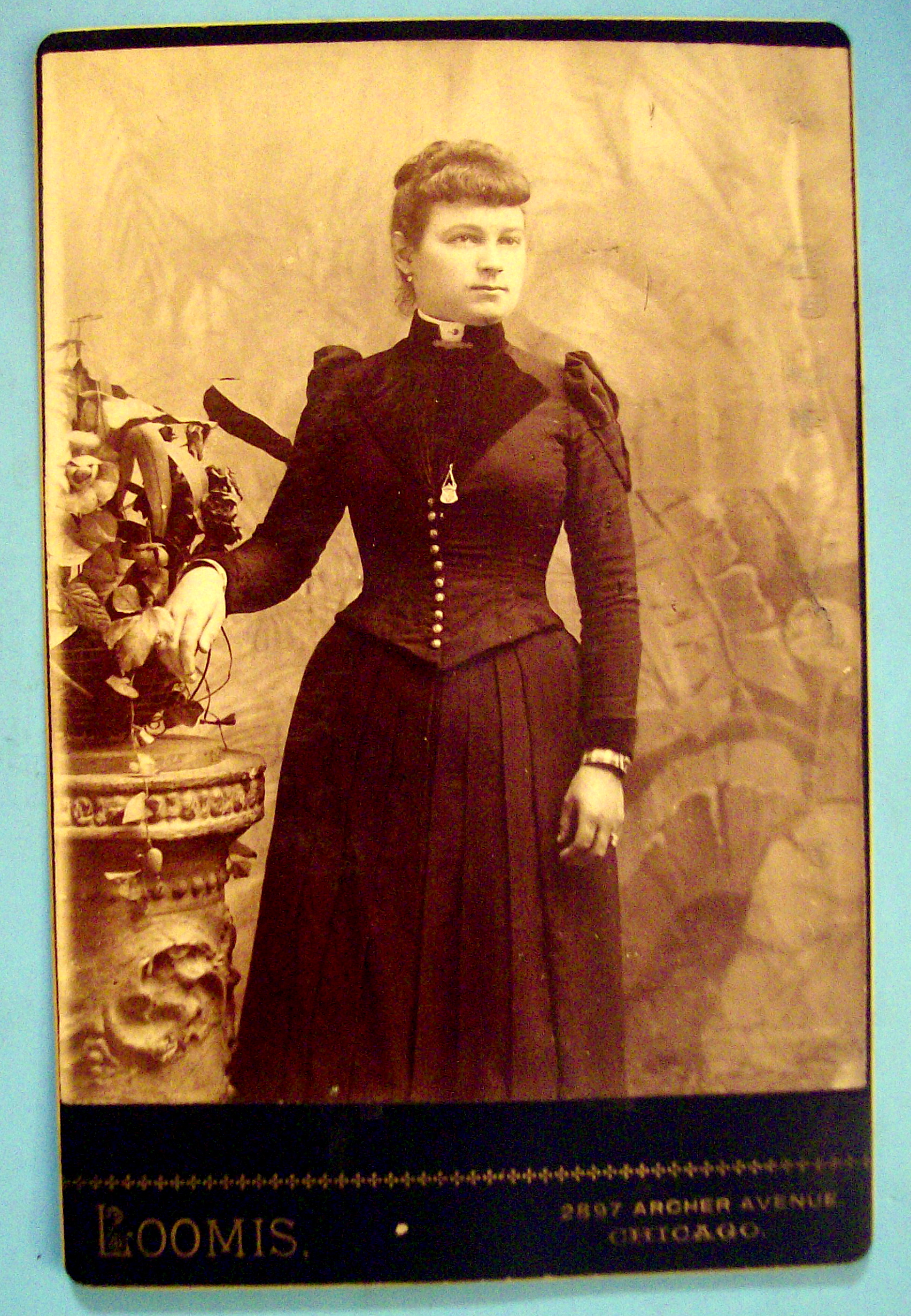 Mother Would Be Proud - Cabinet Photo of a Proud Woman